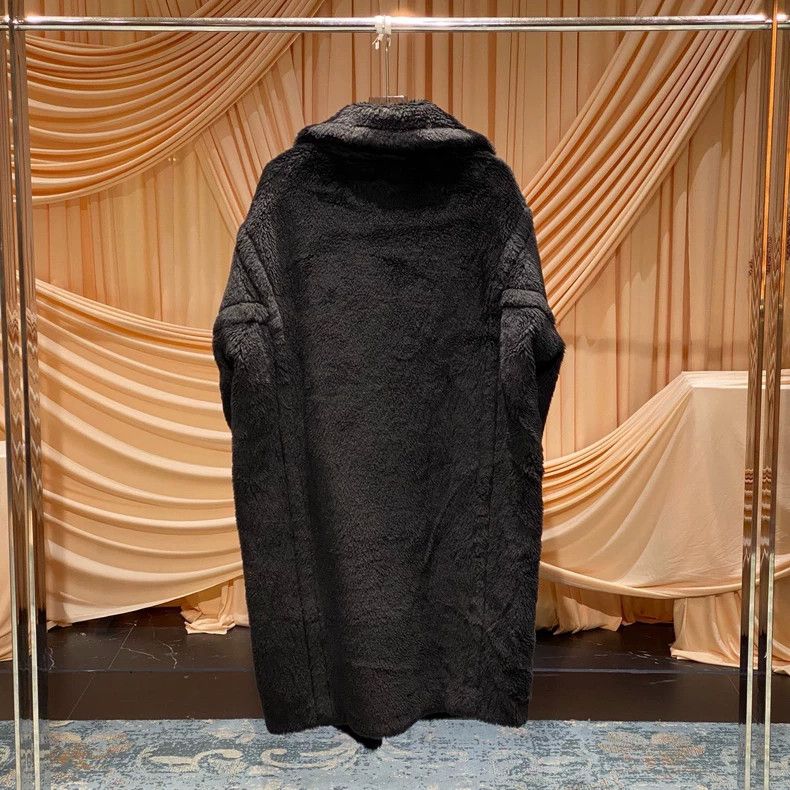 Max Mara Max Mara Hot style black long teddy coat Size S / US 4 / IT 40 - 2 Thumbnail