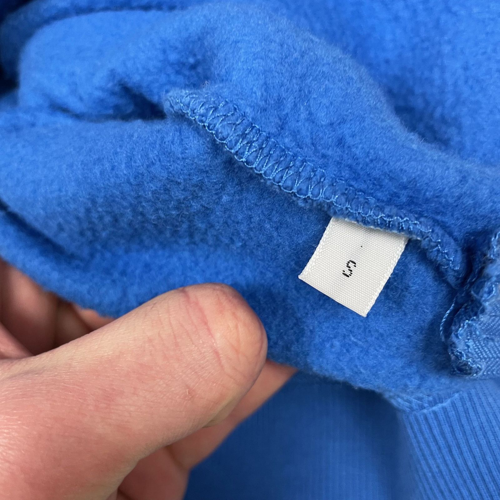 Acne Studios Acne Studios Blue Fleece Lined Side Zip Sweatshirt S Size S / US 4 / IT 40 - 9 Thumbnail