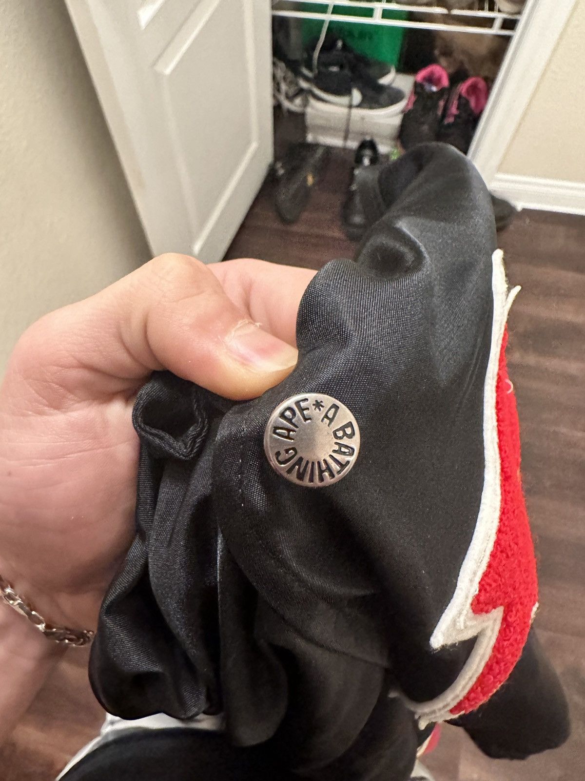 Bape Bapesta Satin Jacket Size US M / EU 48-50 / 2 - 6 Thumbnail