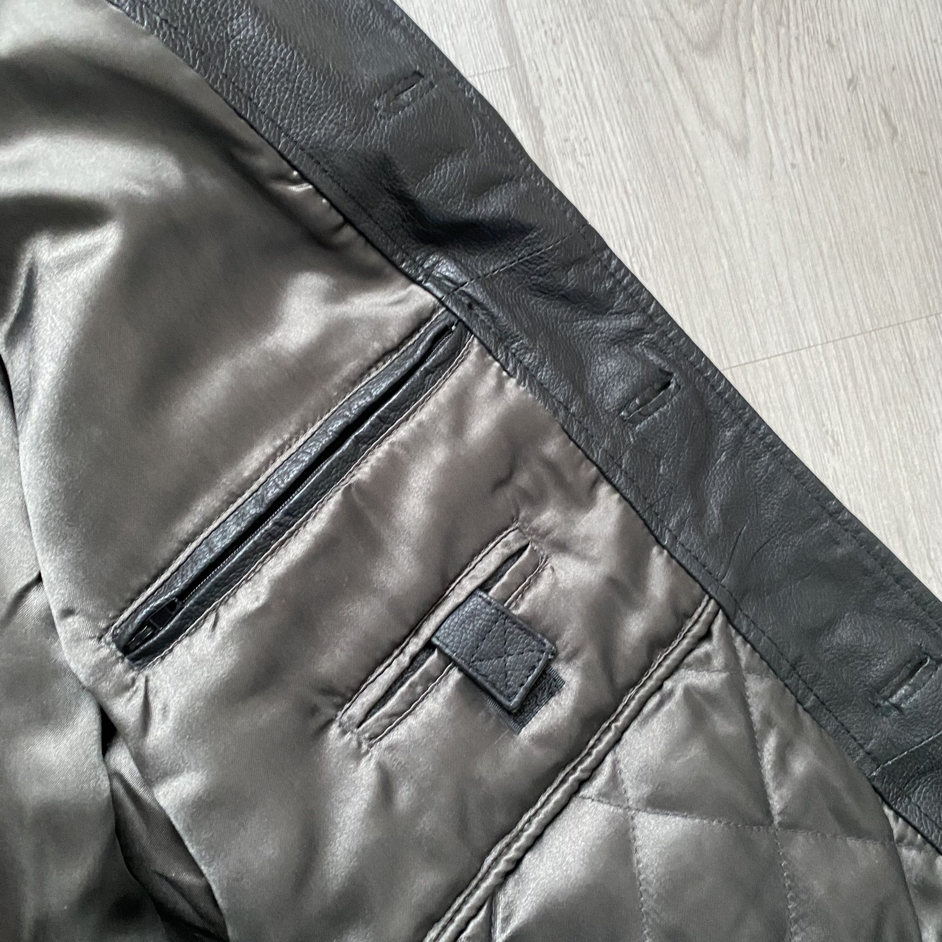 Marlboro Classics Vintage 90s Genuine Leather Jacket USA Balenciaga style Size US L / EU 52-54 / 3 - 8 Thumbnail