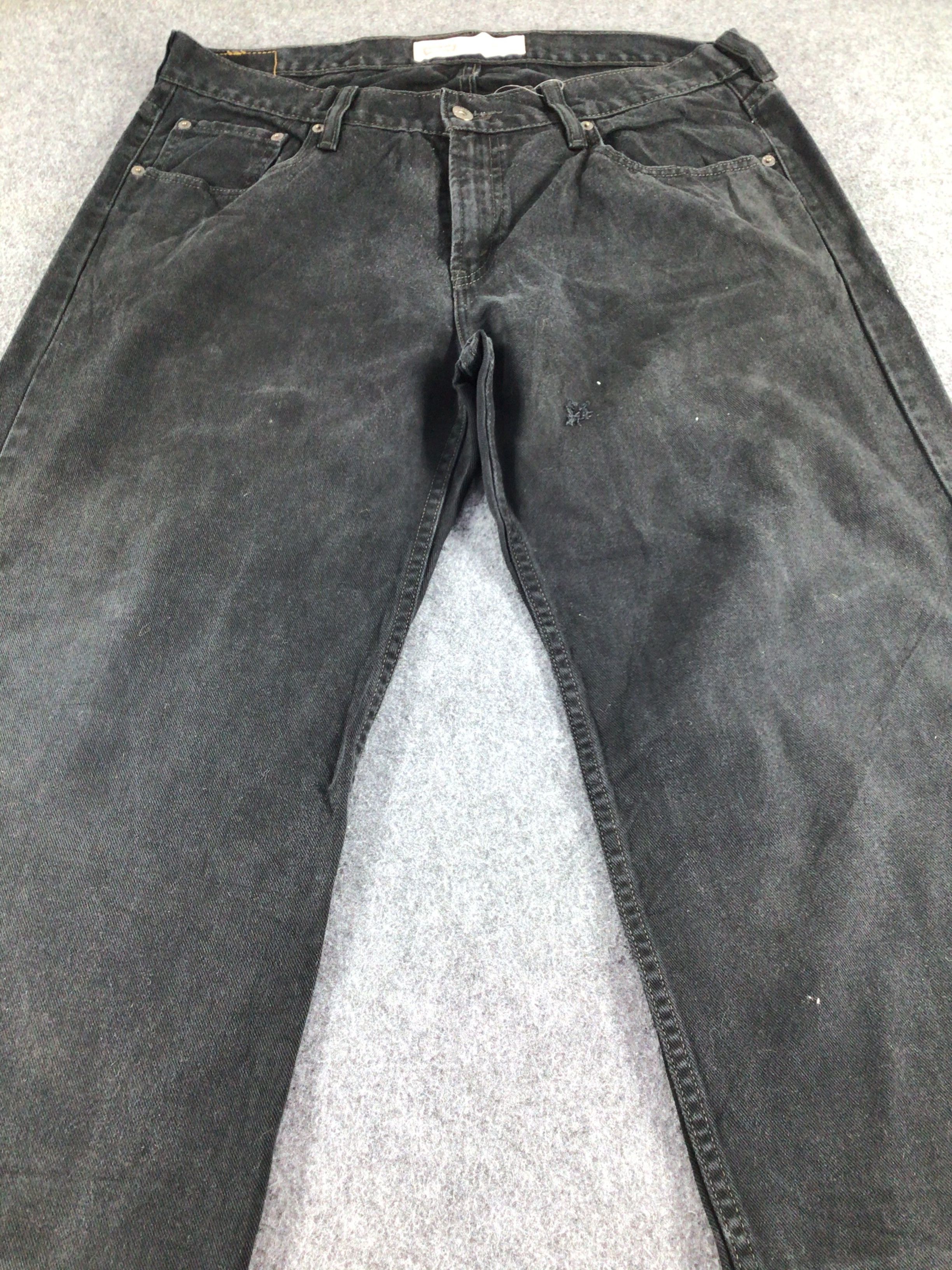 Levi's Vintage Levis 550 Jeans Levi's Black Denim -J479 Size US 37 - 3 Thumbnail