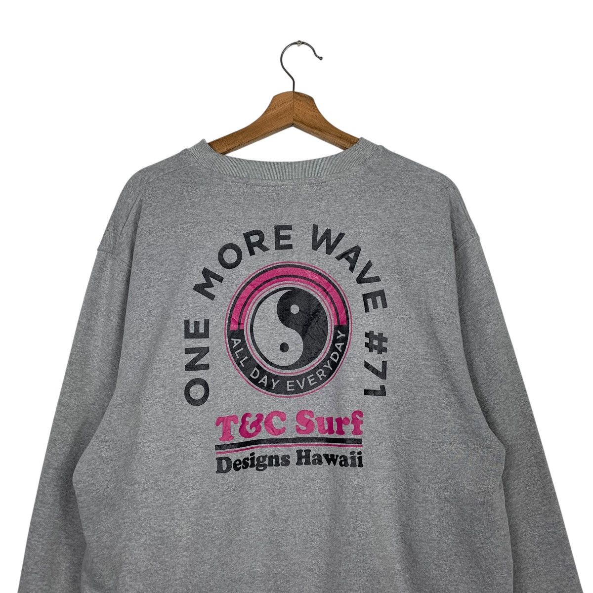 Japanese Brand T&C Surf Design Hawaii Big Logo Sweatshirt Size US L / EU 52-54 / 3 - 8 Thumbnail