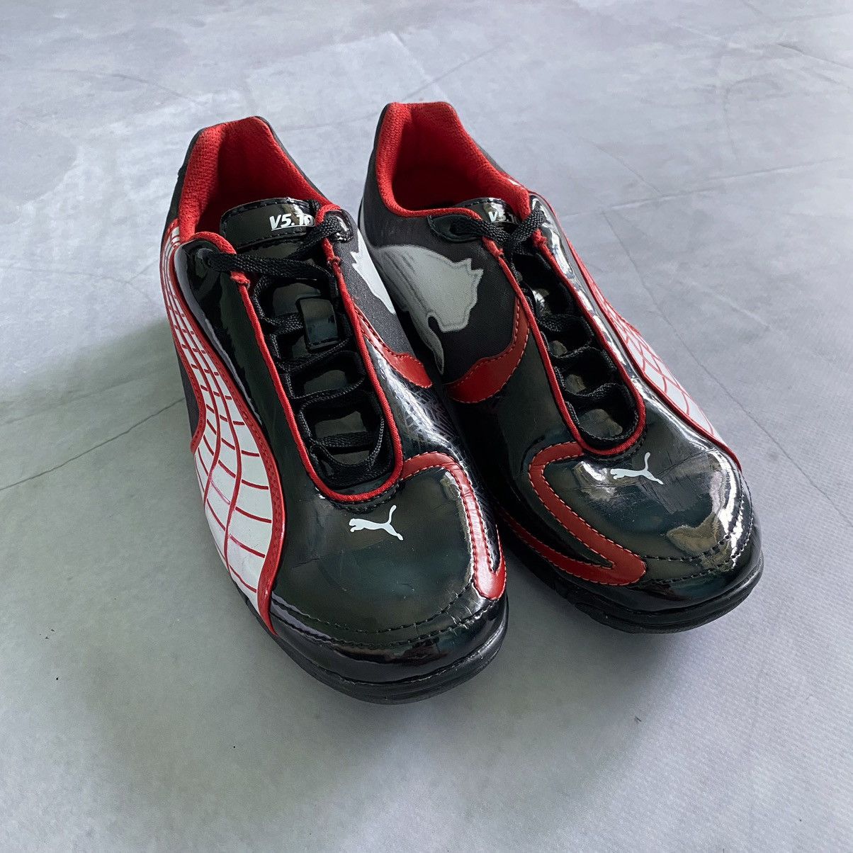 Alexander McQueen × Puma Vintage Puma Cyber Soccer Speedcat Style Blockcore Shoes Size US 5.5 / EU 38 - 4 Thumbnail