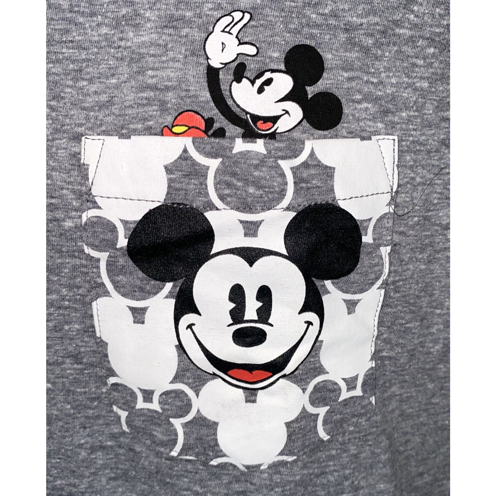 Disney Disney Mens Gray Short Sleeve Mickey Mouse T-Shirt Size L Size US L / EU 52-54 / 3 - 2 Thumbnail