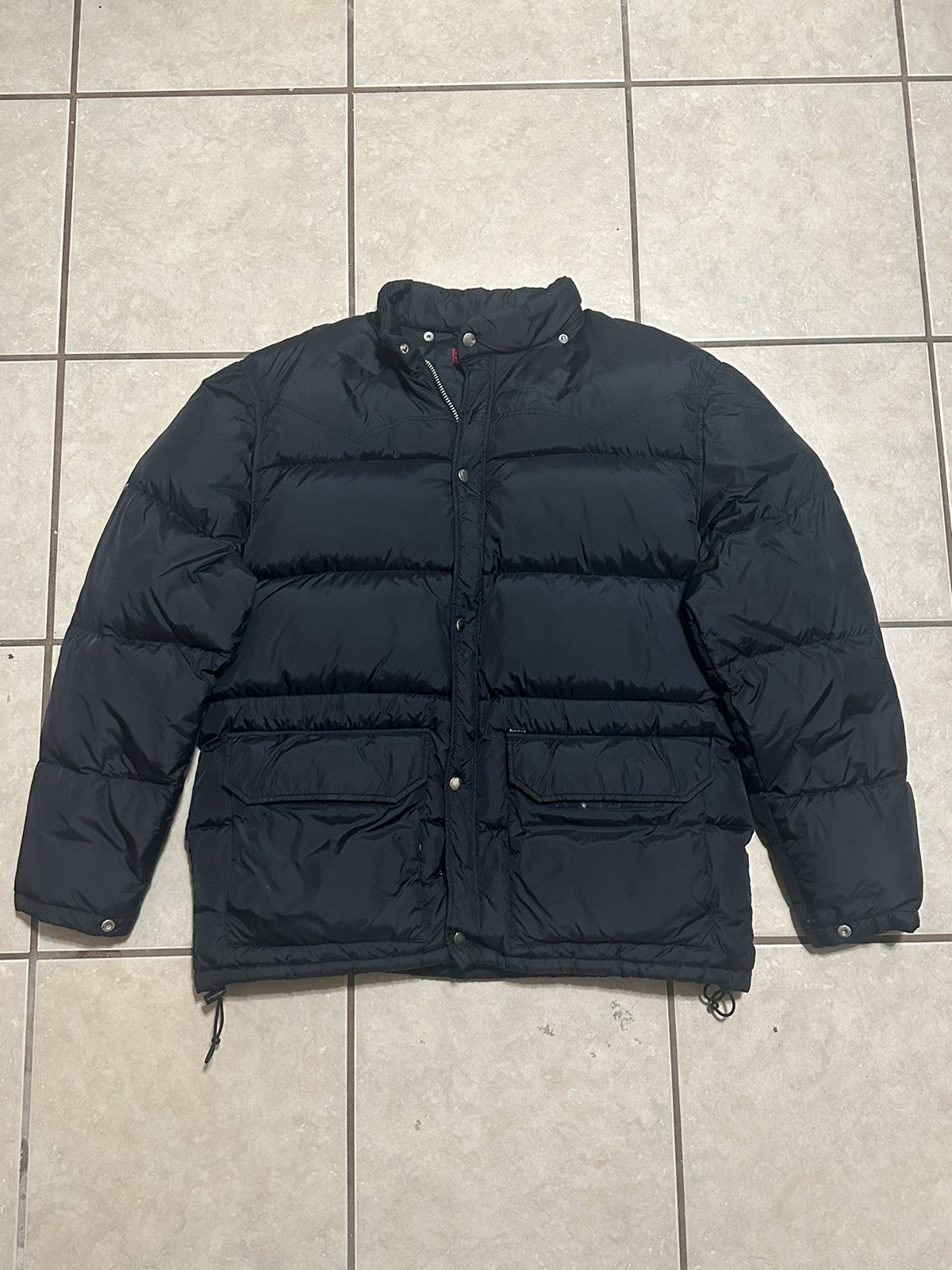 image of 2000S Supreme Puffer Jacket in Black, Men's (Size XL)