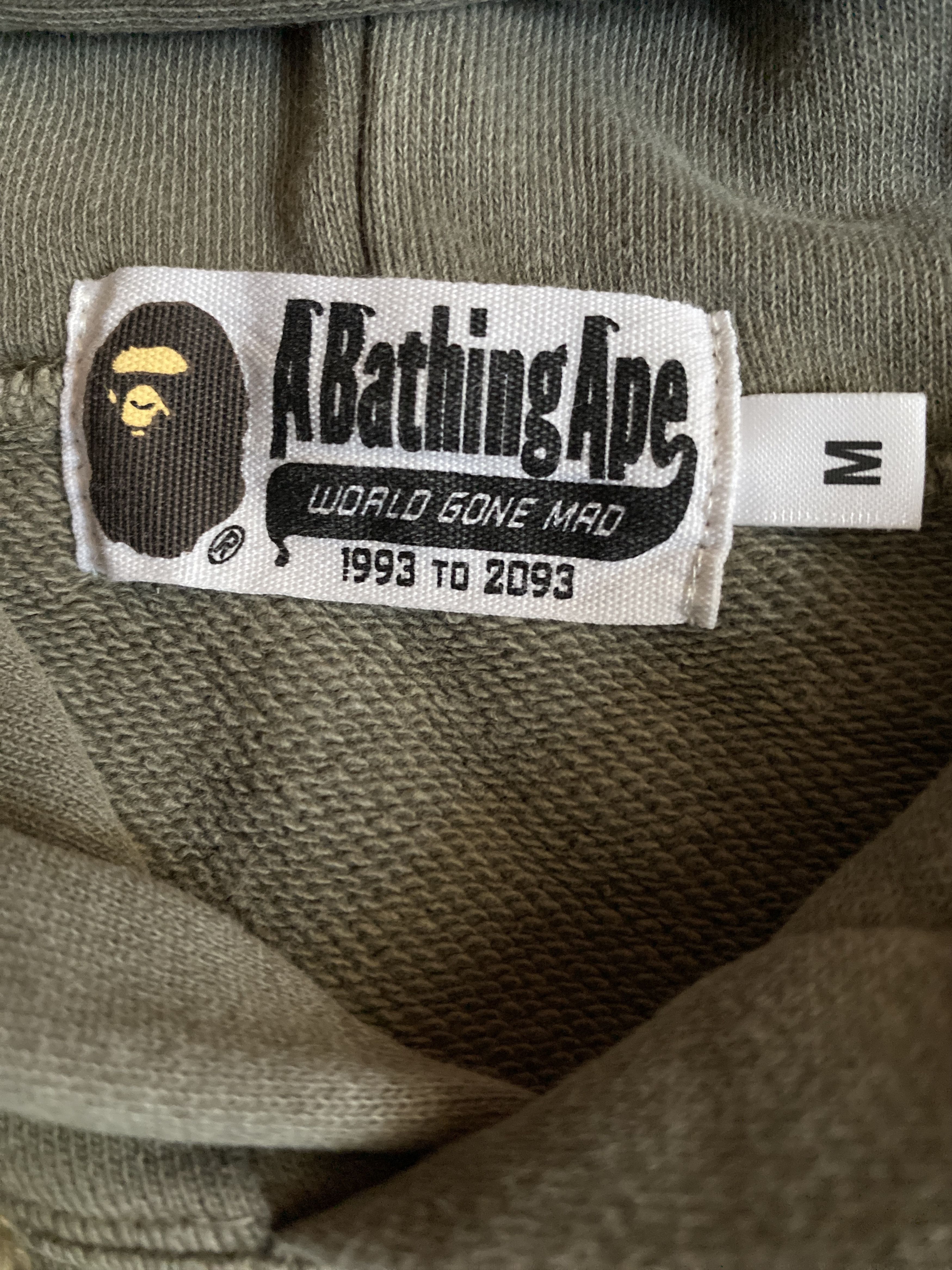 Bape By Bathing Ape Typeface Hoodie Size US L / EU 52-54 / 3 - 4 Thumbnail