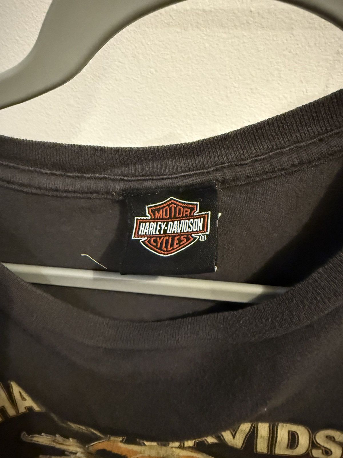 Harley Davidson × Vintage Vintage Harley Davidson Crop Tee Size XL / US 12-14 / IT 48-50 - 5 Thumbnail