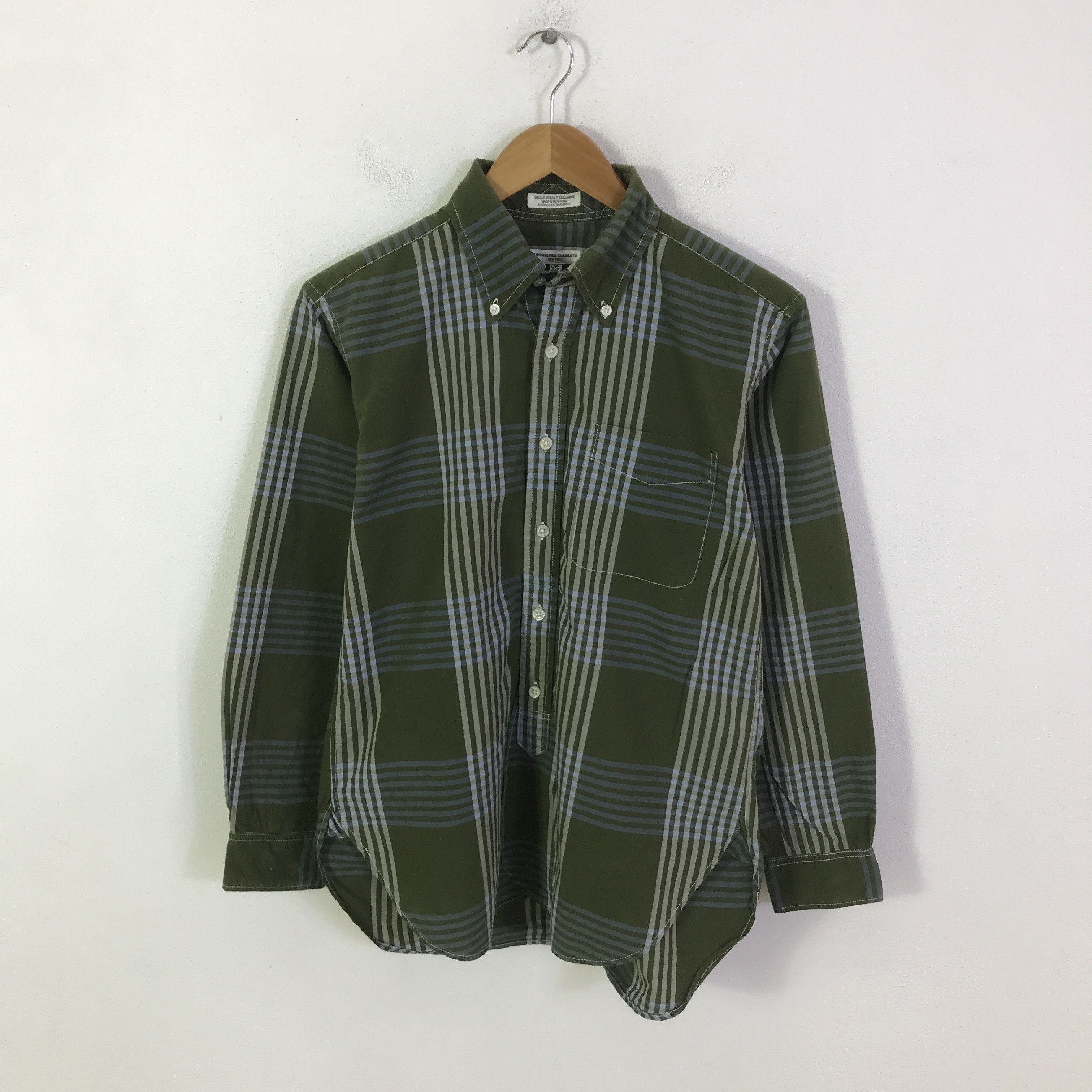 Engineered Garments Engineereed garments Tartan button up t-shirt K93B54 Size US XS / EU 42 / 0 - 1 Thumbnail