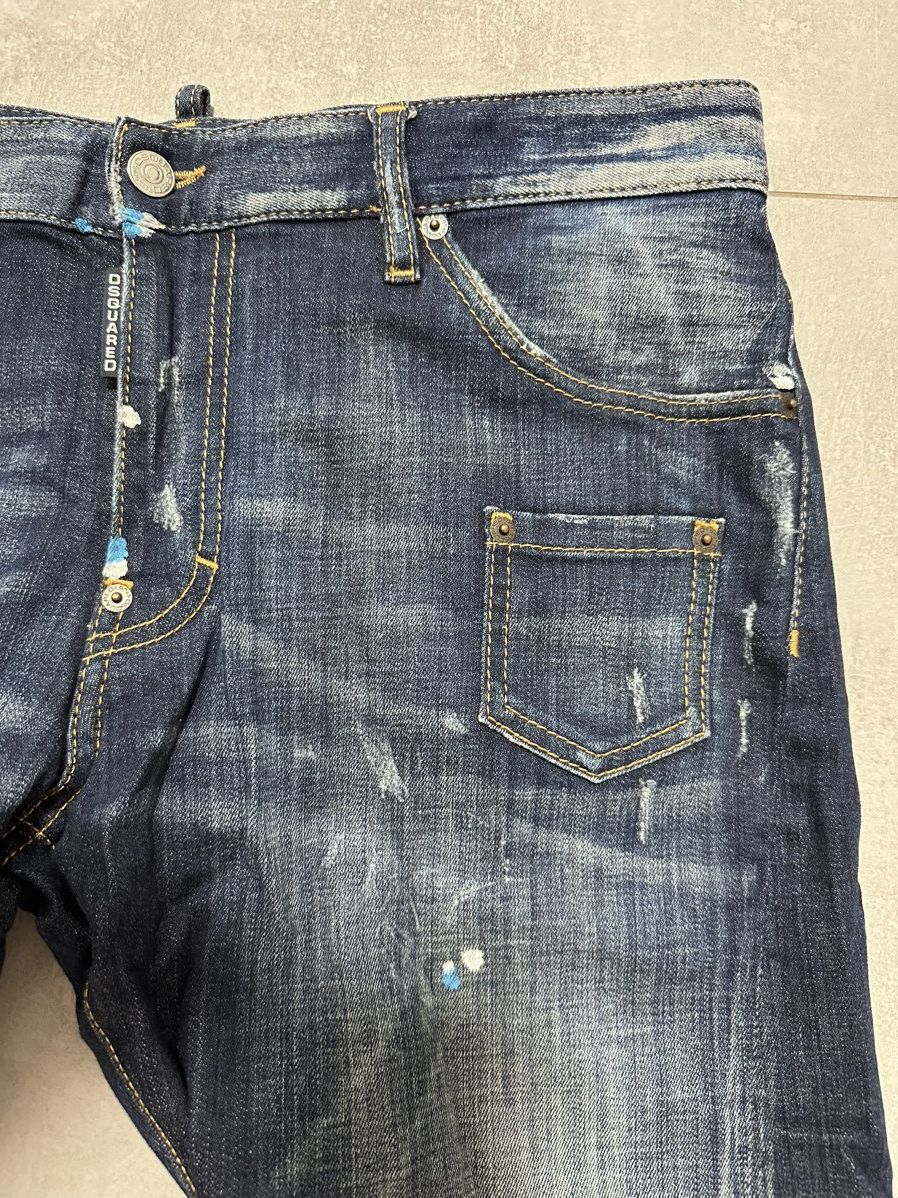Designer × Dsquared2 Dsquared2 Jeans Size IT50 EU33 Navy Blue Denim Size US 33 - 3 Thumbnail