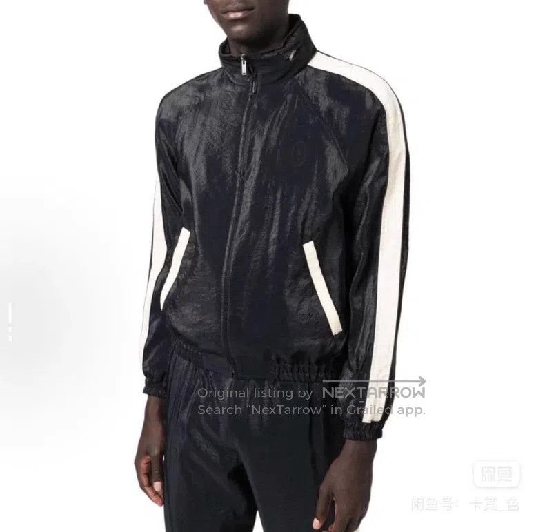 Saint Laurent Paris Saint Laurent Paris Black and White Pleated Jacket Size US M / EU 48-50 / 2 - 3 Thumbnail