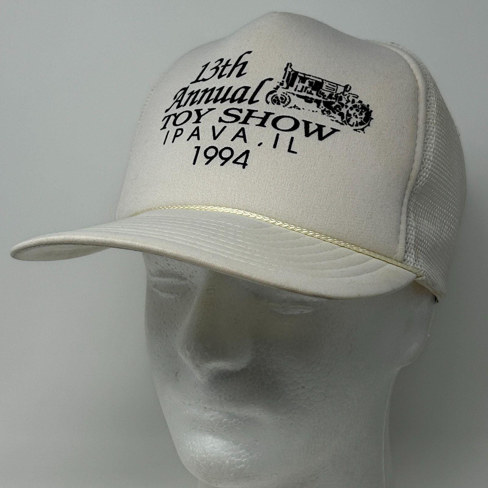 Vintage Vintage 90s Toy Show Ipava Illinois Trucker Hat Baseball Cap Size ONE SIZE - 9 Thumbnail