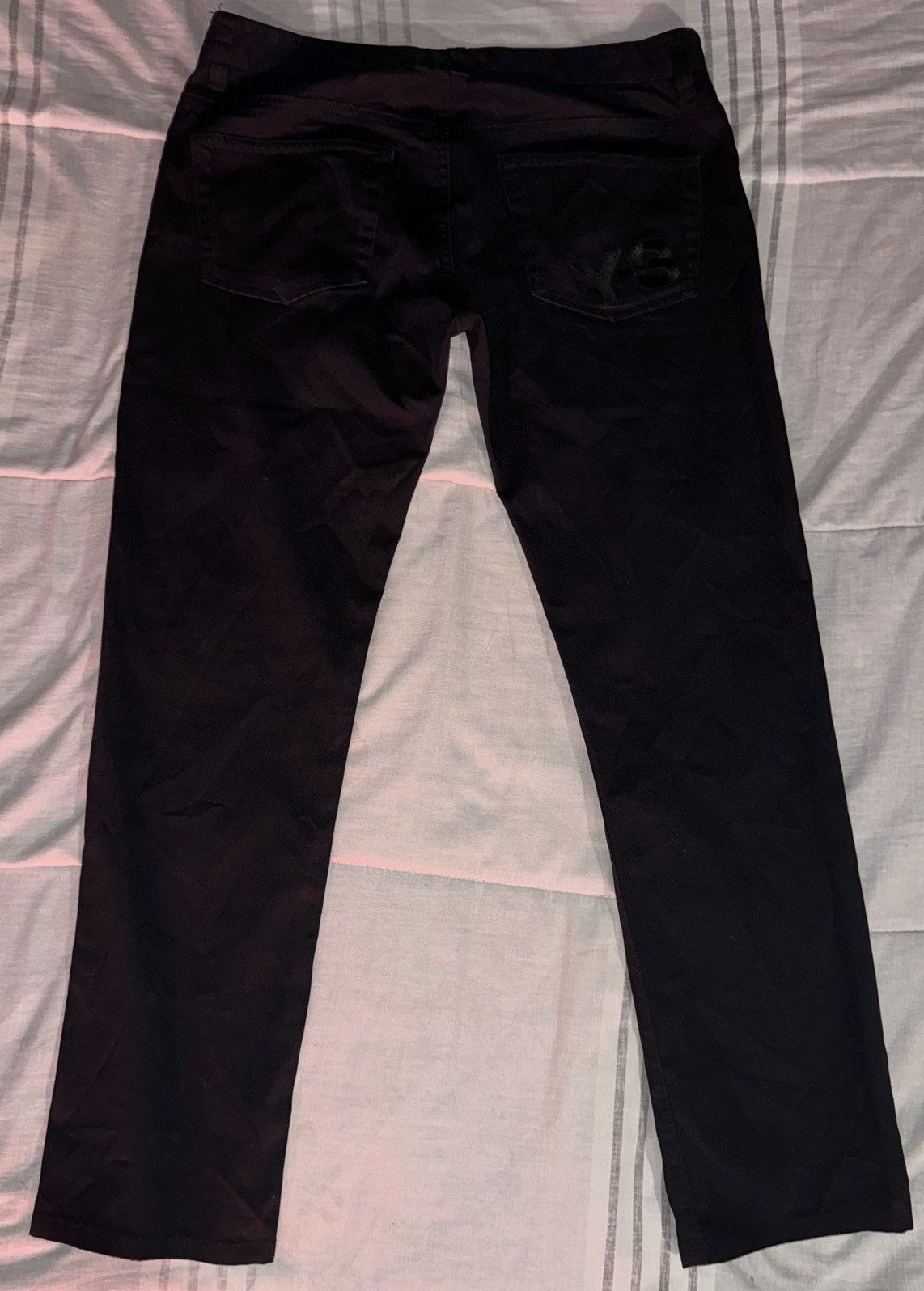 Adidas × Y-3 Y-3 Black Straight Pants Size US 30 / EU 46 - 2 Thumbnail
