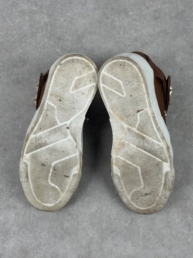 Givenchy AW2015 Givenchy Tyson Brown Leather Star High Sneakers by Riccardo Tisci Size US 9.5 / IT 39.5 - 14 Thumbnail