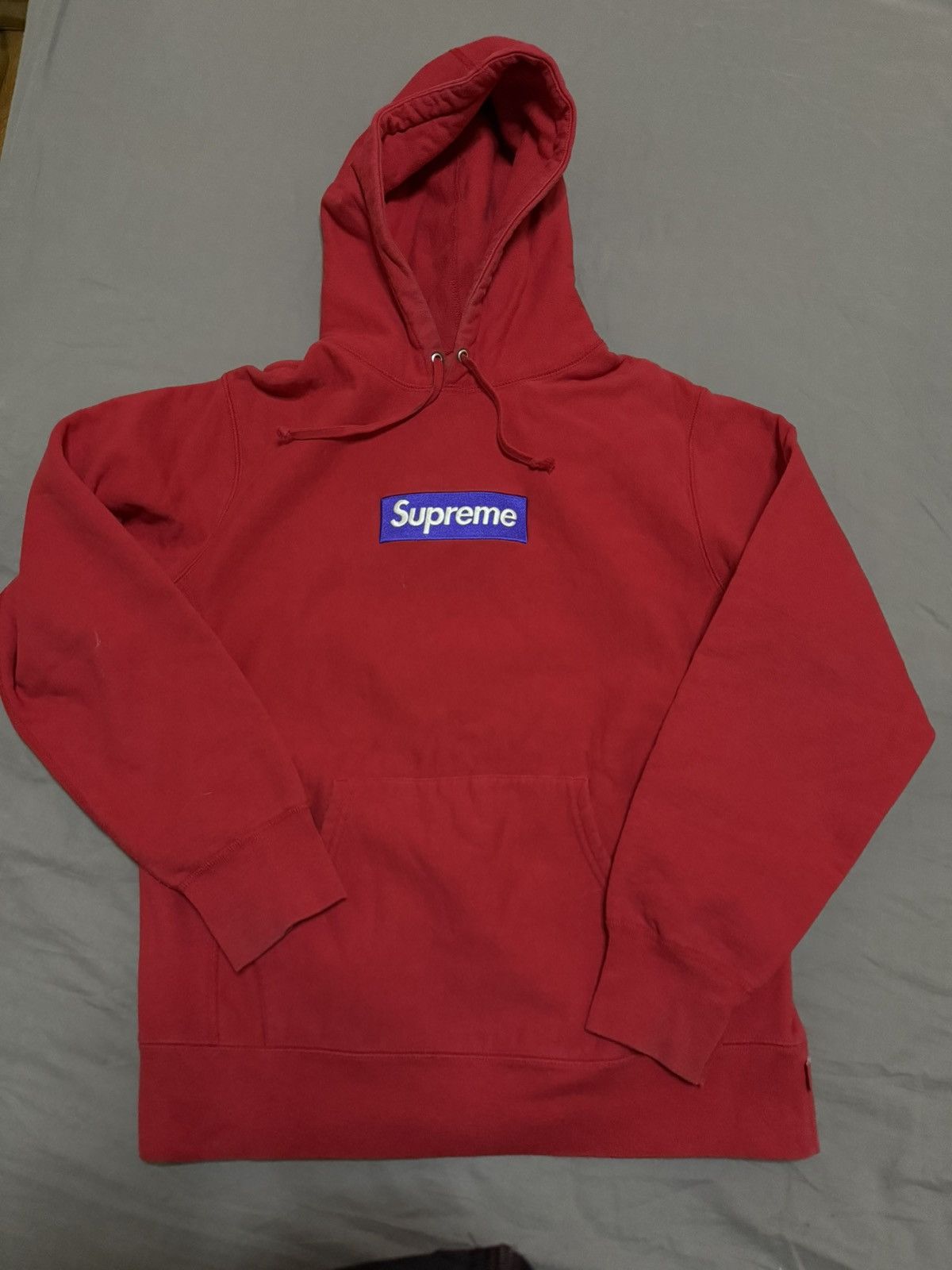 Supreme Supreme fw17 purple on red box logo hooded hoodie Size US M / EU 48-50 / 2 - 1 Thumbnail