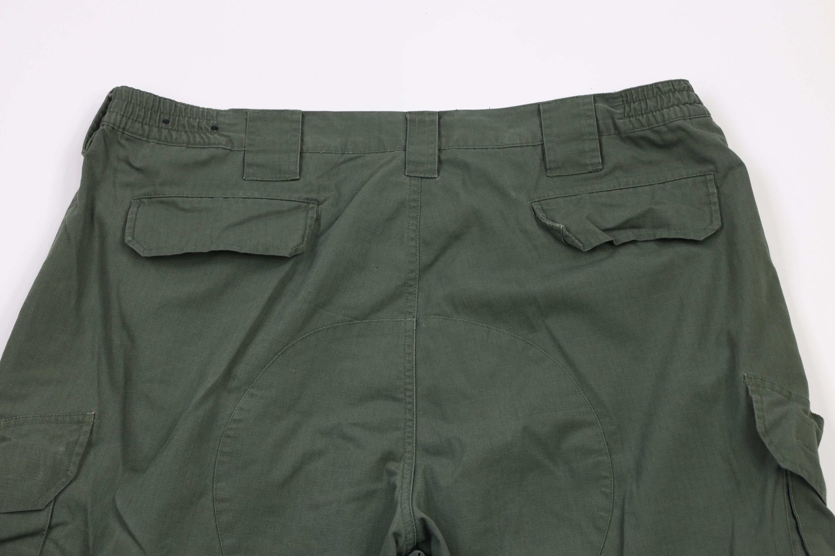 Vintage Vintage Streetwear Double Knee Wide Leg Cargo Pants Green Size US 40 / EU 56 - 8 Thumbnail
