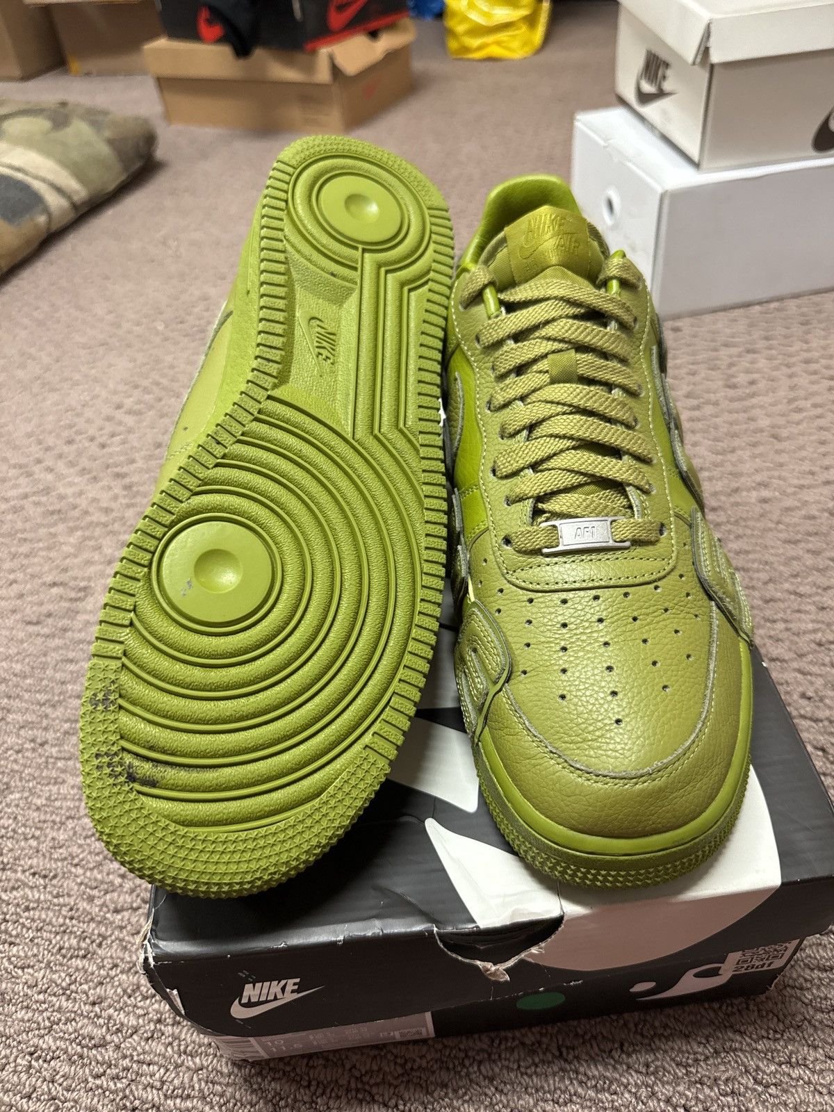 Cactus Plant Flea Market × Nike CPFM Nike Air Force 1 Moss Size US 10 / EU 43 - 5 Thumbnail