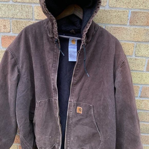 Carhartt × Vintage Vintage Carhartt Jacket XL Brown Size US L / EU 52-54 / 3 - 3 Thumbnail