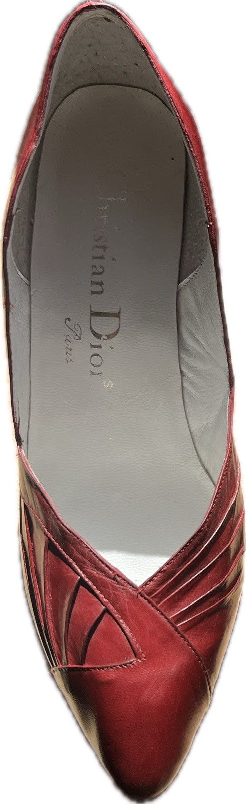 Dior Vintage red leather Dior heels Size US 5.5 / IT 35.5 - 8 Thumbnail