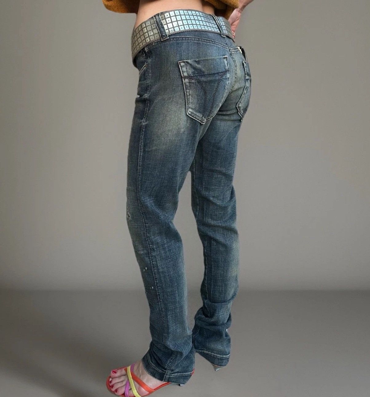 Miss Sixty NEW Vintage Miss Sixty Dirty Shock Skinny Jeans y2k Size 28 Size 28" / US 6 / IT 42 - 4 Thumbnail