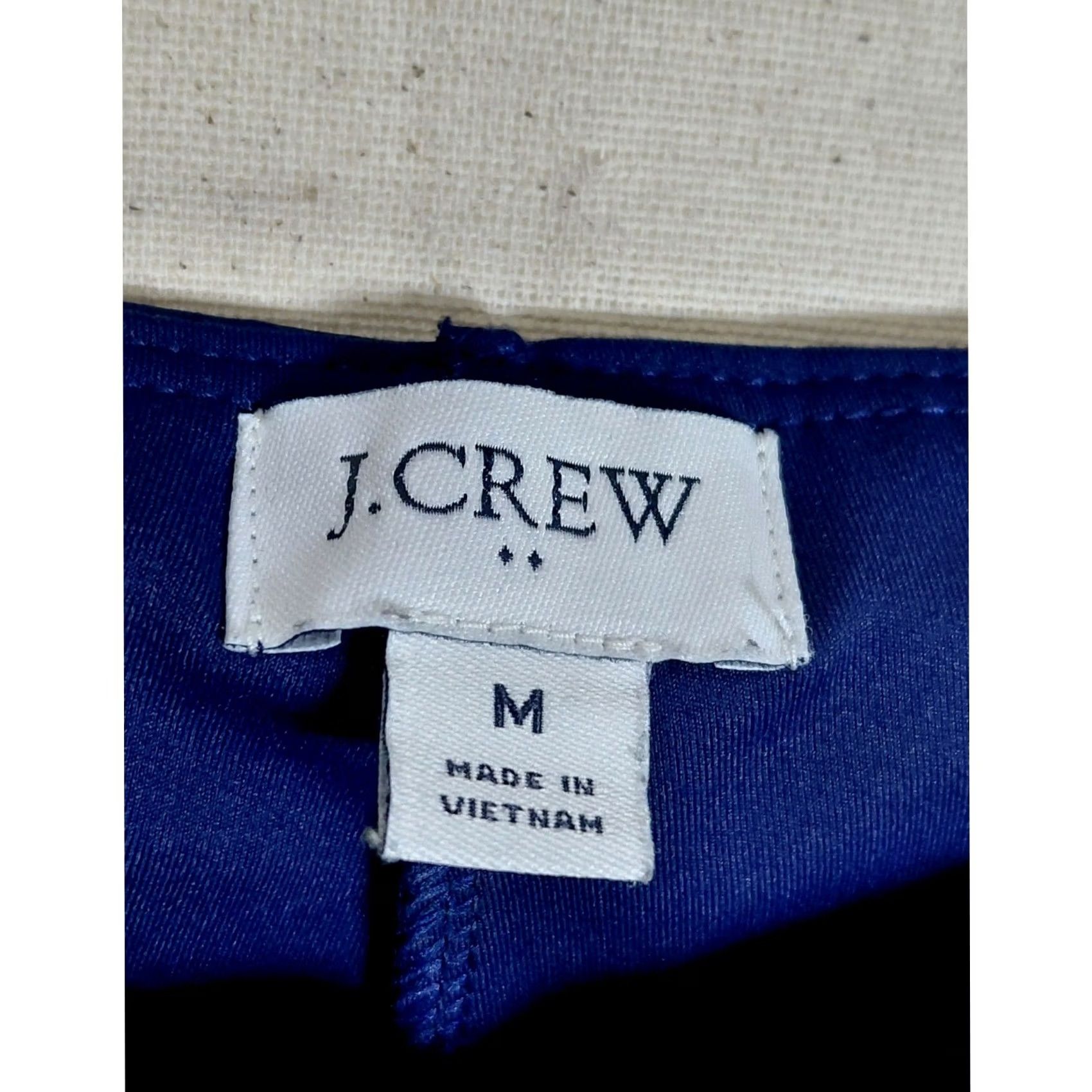 J.Crew J.Crew Blue Pleated Skirt Solid Women Size M Skort Short Spring Summer Size 32" / US 10 / IT 46 - 3 Thumbnail