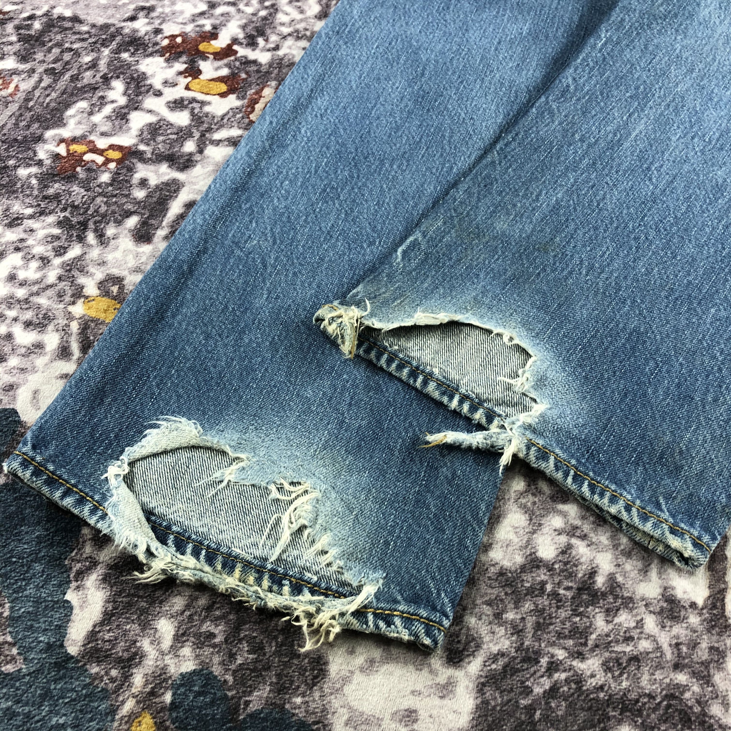 Levi's × Vintage Vintage Blue Wash Levis 501 Jeans-JM2386 Size US 34 / EU 50 - 4 Thumbnail