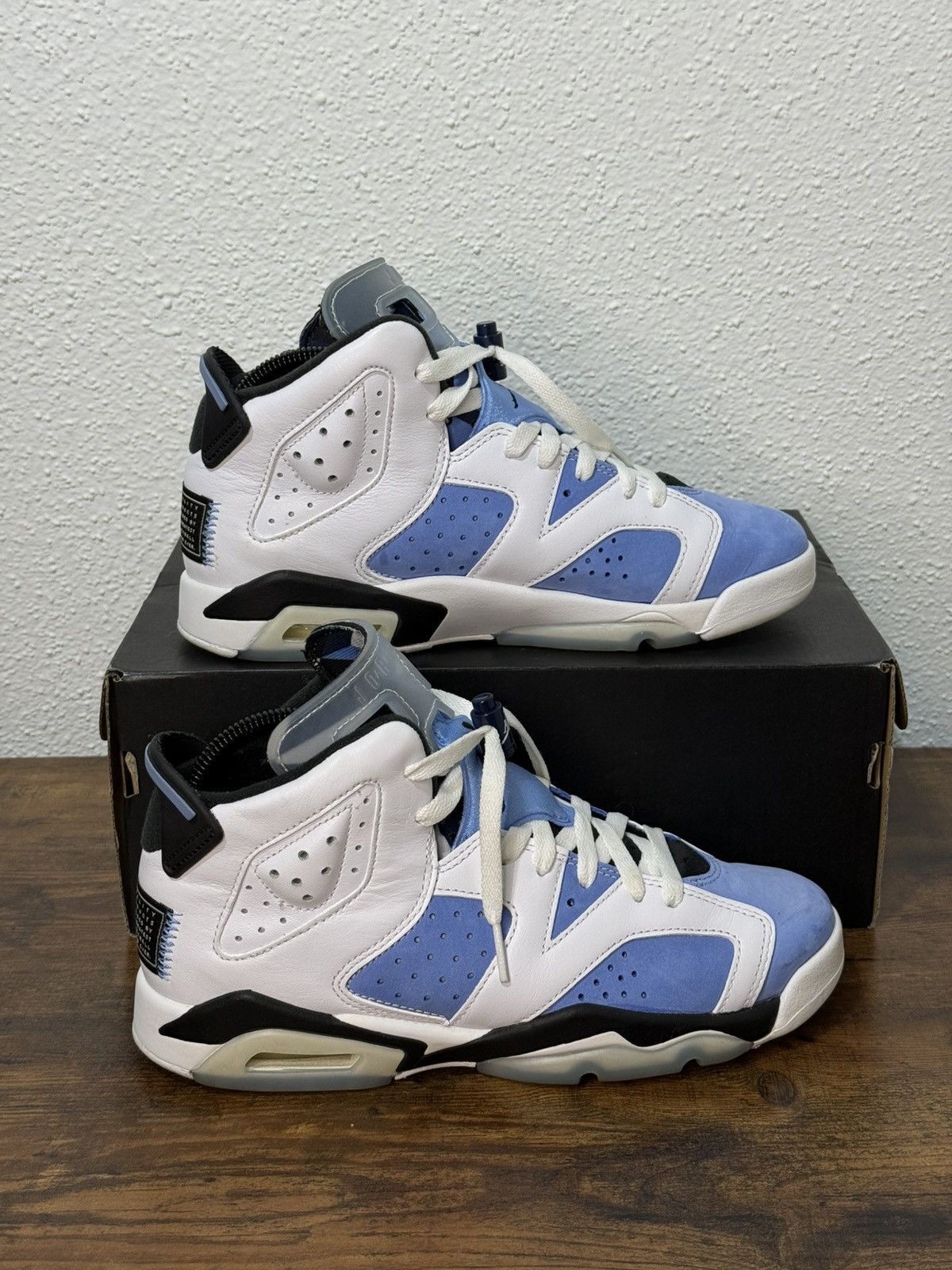 Jordan Brand × Nike ordan 6 Retro UNC White size 6.5Y women’s 8.5 Size US 8.5 / IT 38.5 - 5 Thumbnail