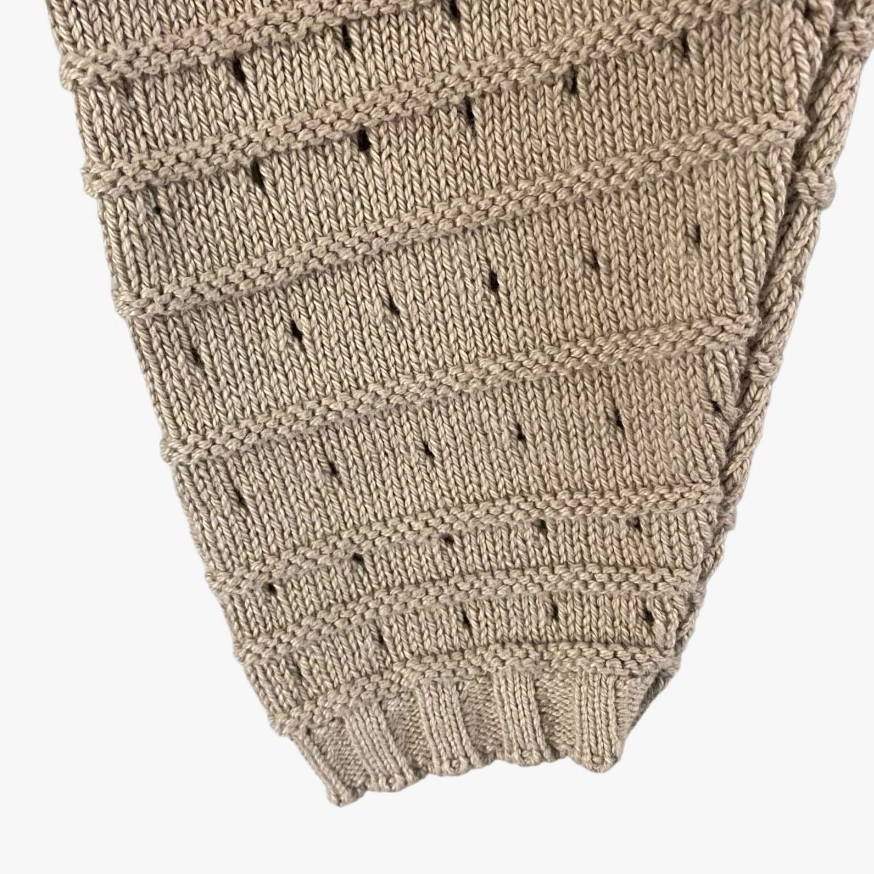 Vintage VINTAGE A Knitch Above Spar Knit Wear Sweater Tan Womens Large Cotton USA Size L / US 10 / IT 46 - 7 Thumbnail