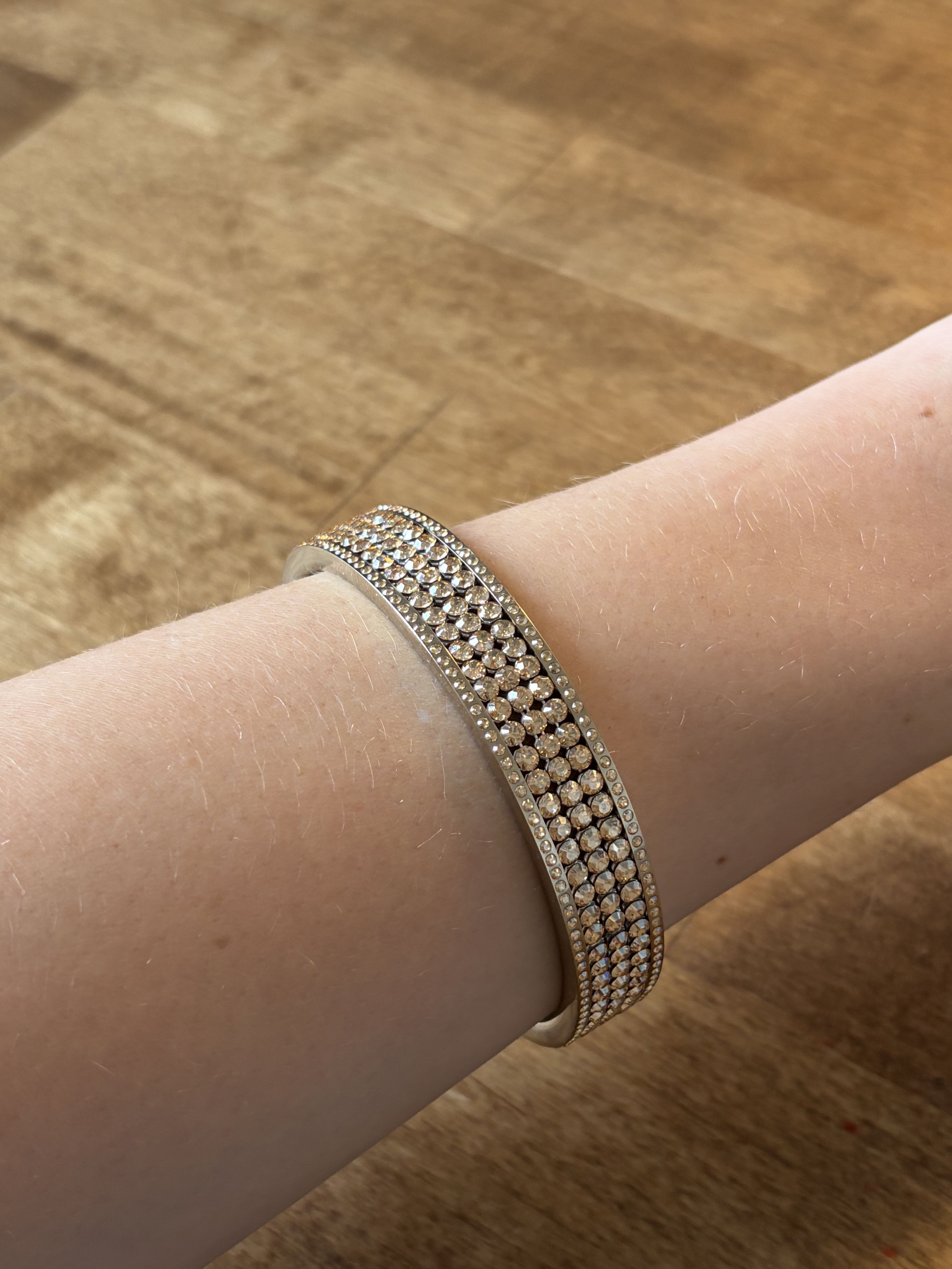 Swarovski Swarovski Gold New York Bangle Size ONE SIZE - 1 Thumbnail
