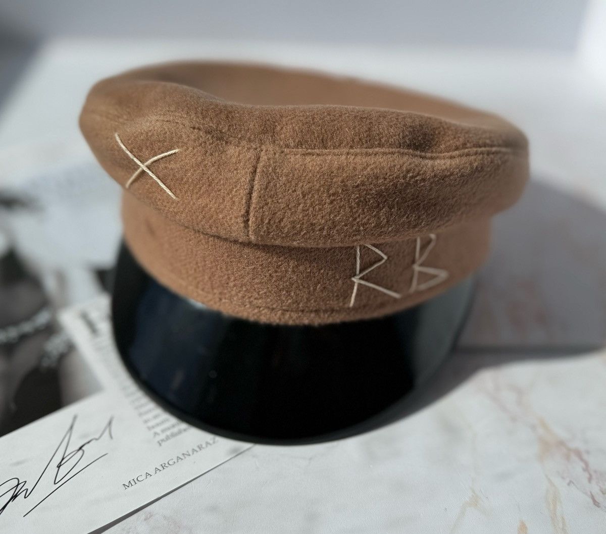 Ruslan Baginskiy Ruslan Baginskiy brown hat Size ONE SIZE - 7 Thumbnail