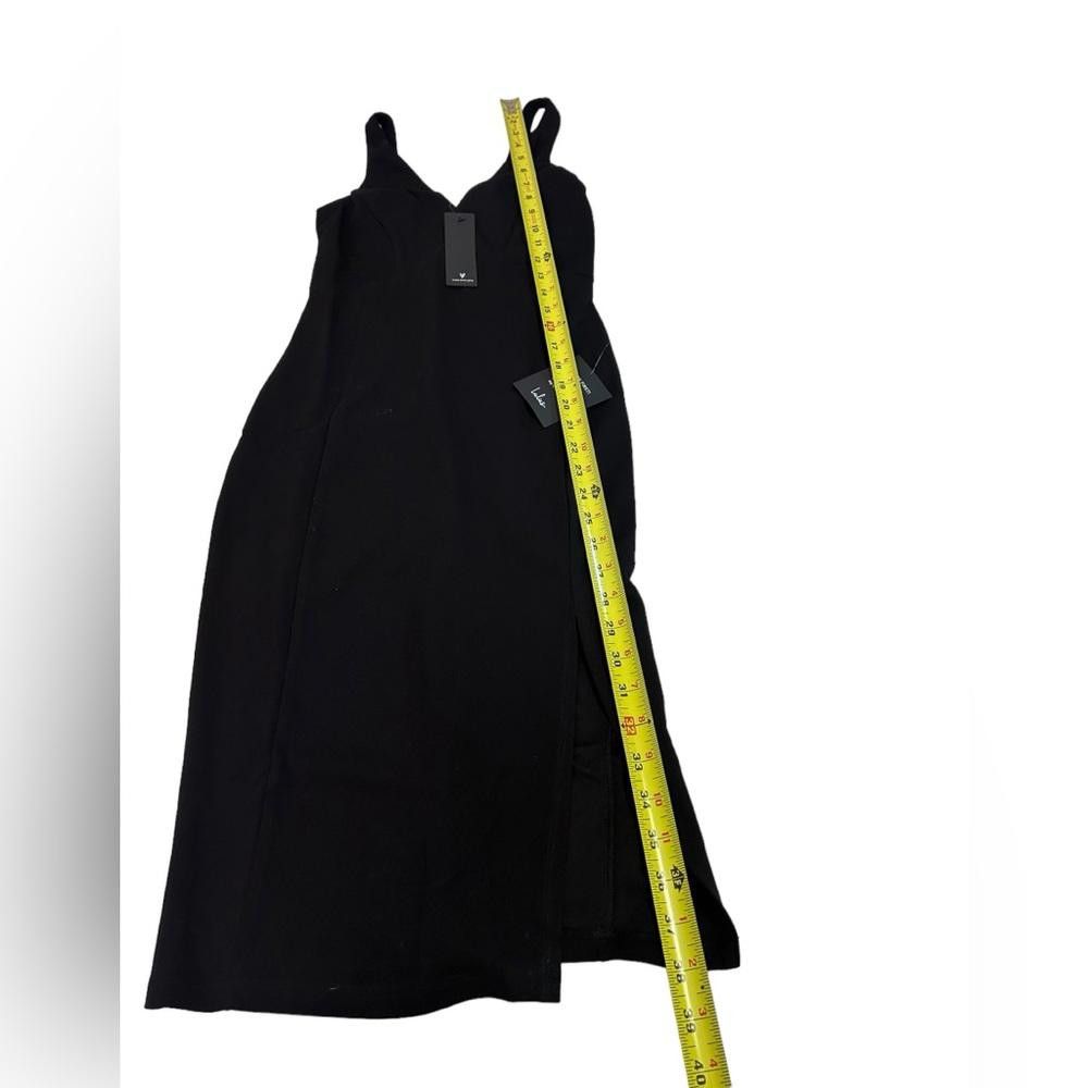 Lulus Lulus l NWT Iconic Moment Black Bodycon Midi Dress XS Size XS / US 0-2 / IT 36-38 - 3 Thumbnail