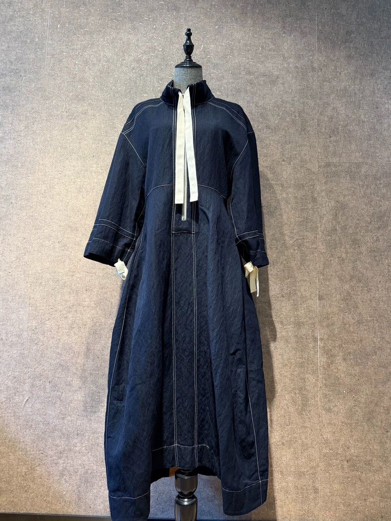 Jil Sander Jil Sander Tie-waist maxi dress Size XS / US 0-2 / IT 36-38 - 1 Thumbnail