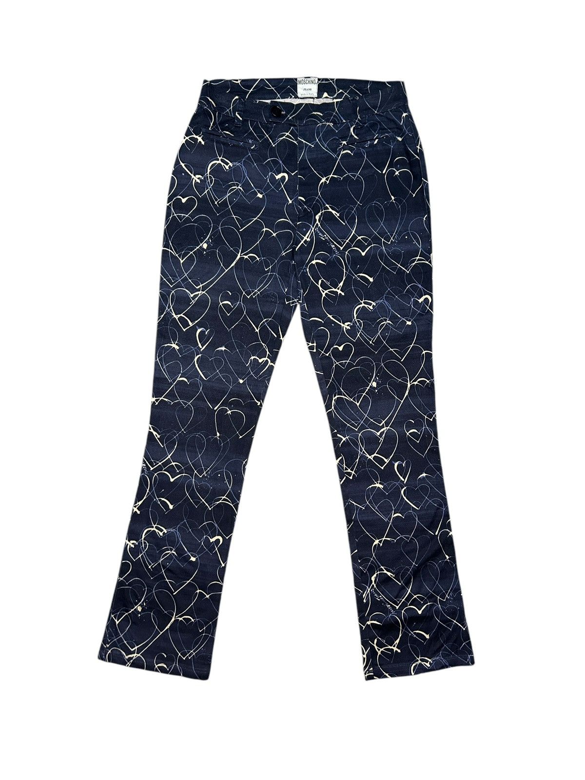 Moschino 90s Flared Trousers Size 28" / US 6 / IT 42 - 1 Thumbnail