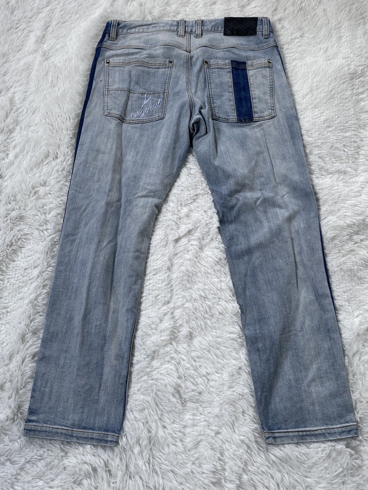 Karl Kani 🔥BINDING NOW🔥 Distressed Karl Kani denim streetwear Size US 36 / EU 52 - 11 Thumbnail