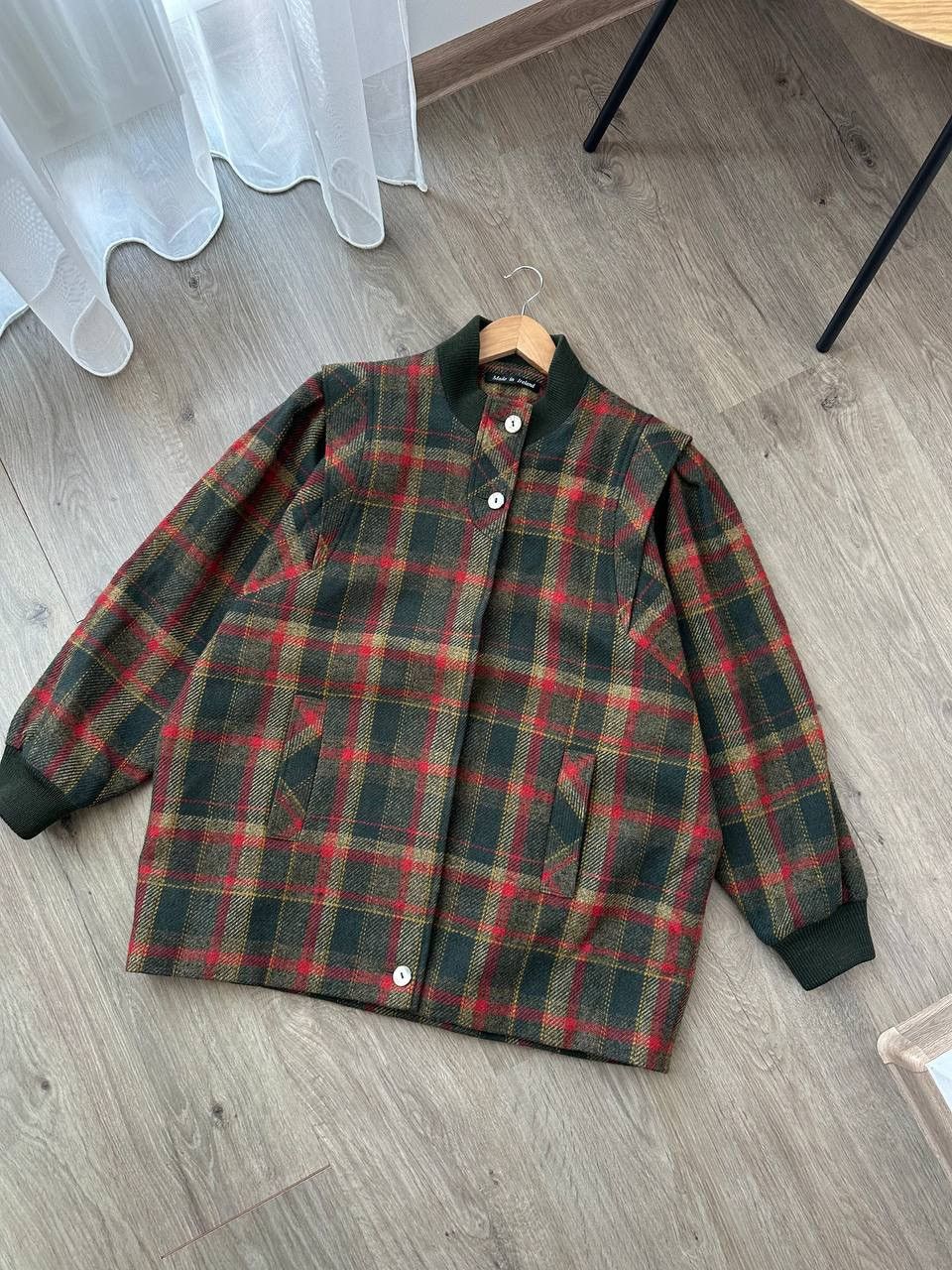 Other UK Vintage Avoca Ireland Wool Checked Collection Jacket Size M / US 6-8 / IT 42-44 - 5 Thumbnail