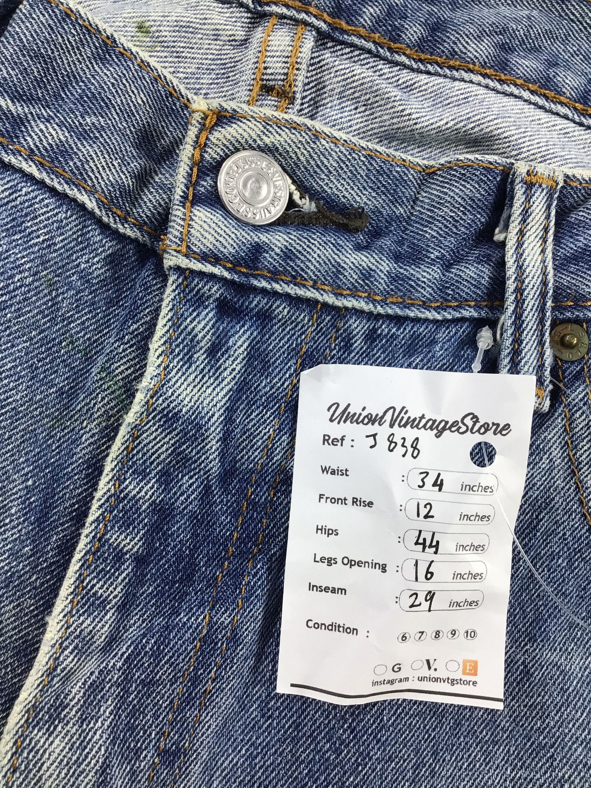 Levi's Vintage Levis Jeans Lot 550-J838 Size US 34 / EU 50 - 13 Thumbnail