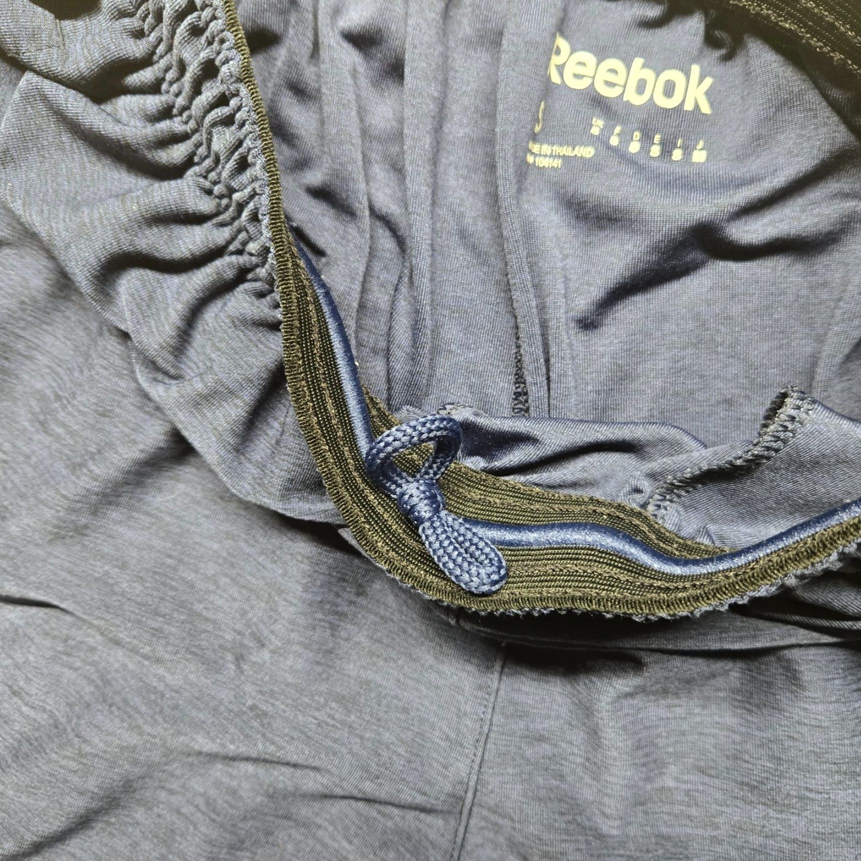 Reebok Reebok Men's Activewear Basketball Shorts S Navy Blue Jogger Elastic Drawstring Athleisure Size US 29 - 3 Thumbnail