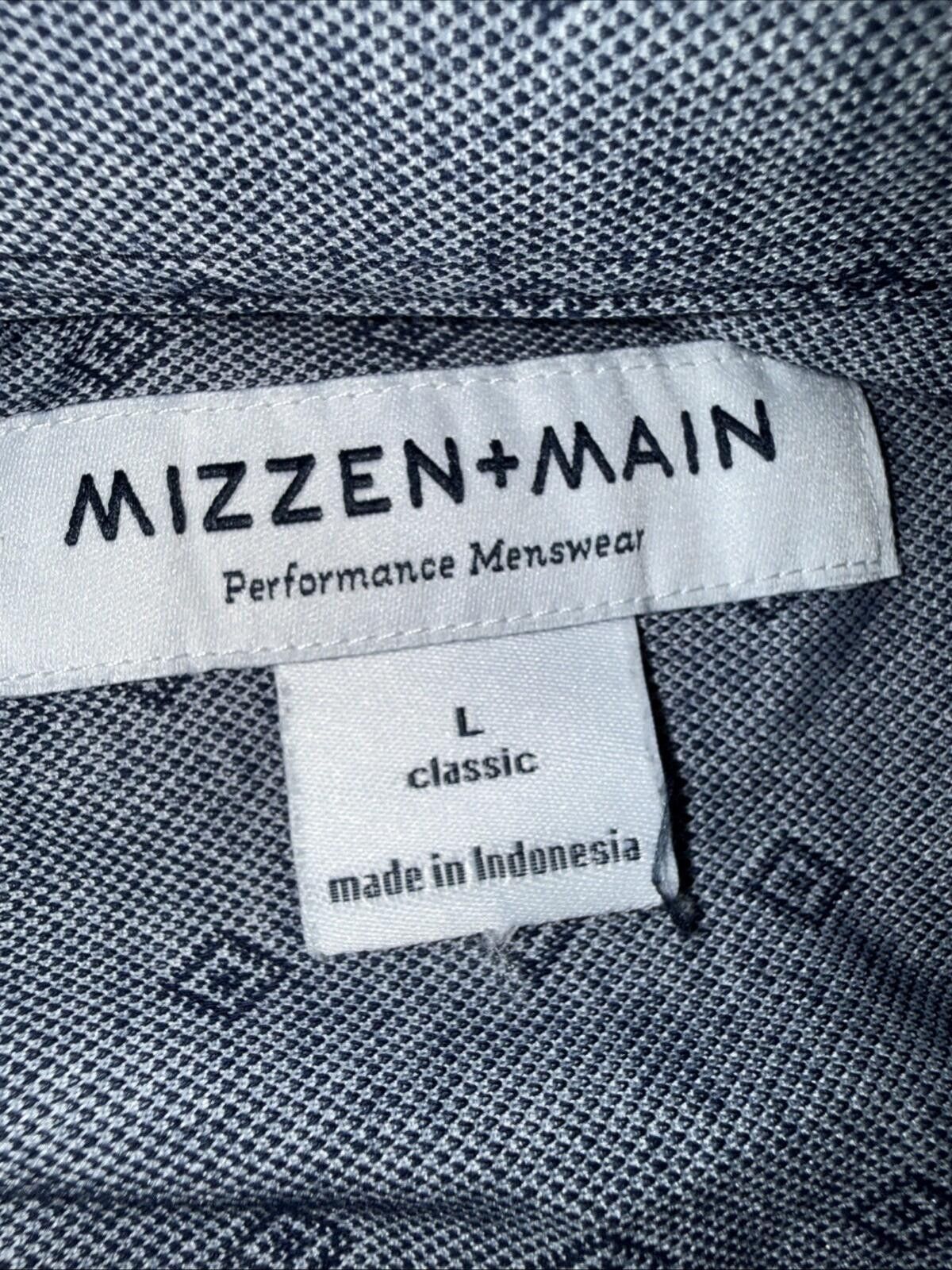 Mizzen+Main Mizzen+Main Classic Fit Performance Short Sleeve Diamond Size US L / EU 52-54 / 3 - 3 Thumbnail