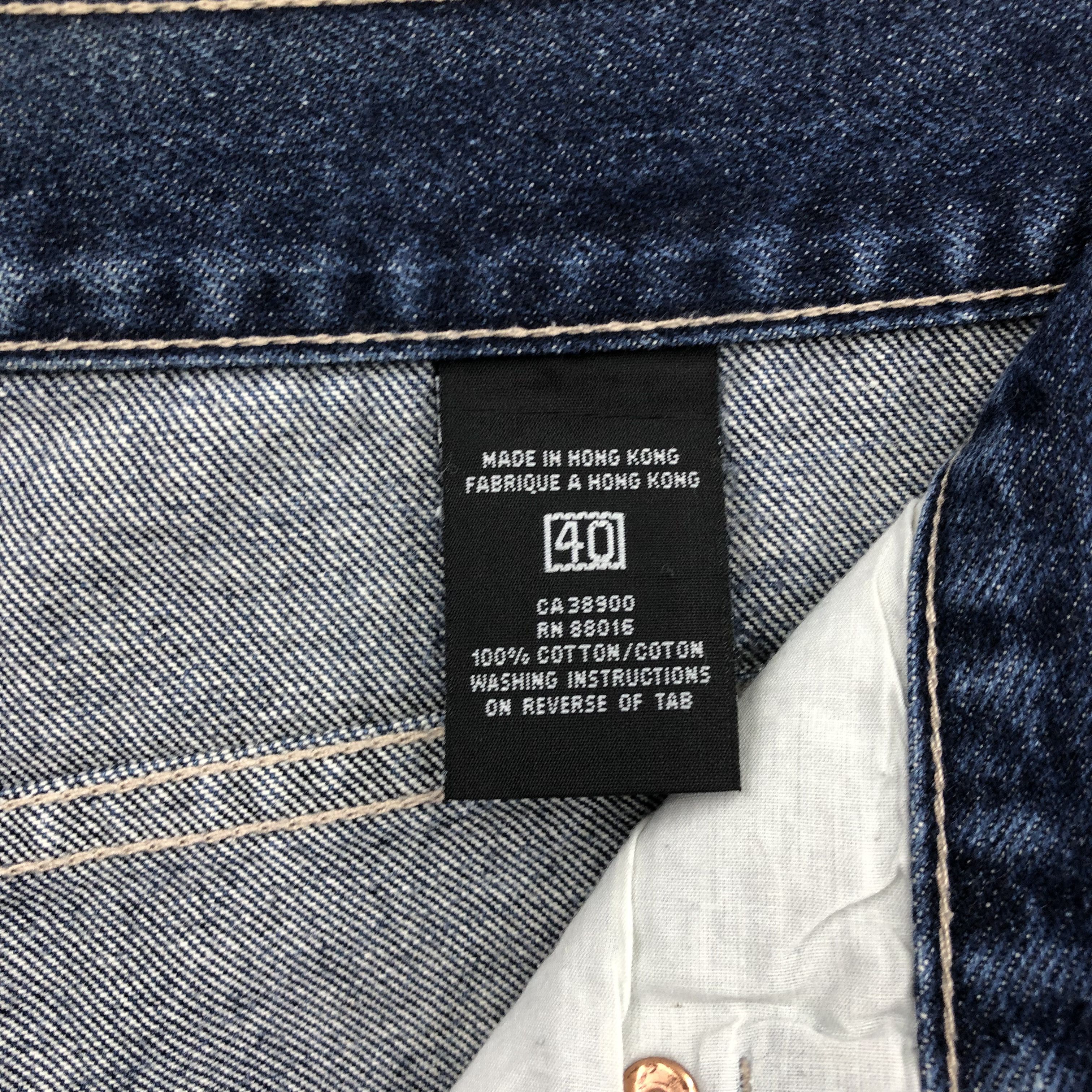 Pelle Pelle Crazy Y2K Vintage Pelle Pelle Baggy JNCO Style Faded Jeans Size US 36 / EU 52 - 9 Thumbnail