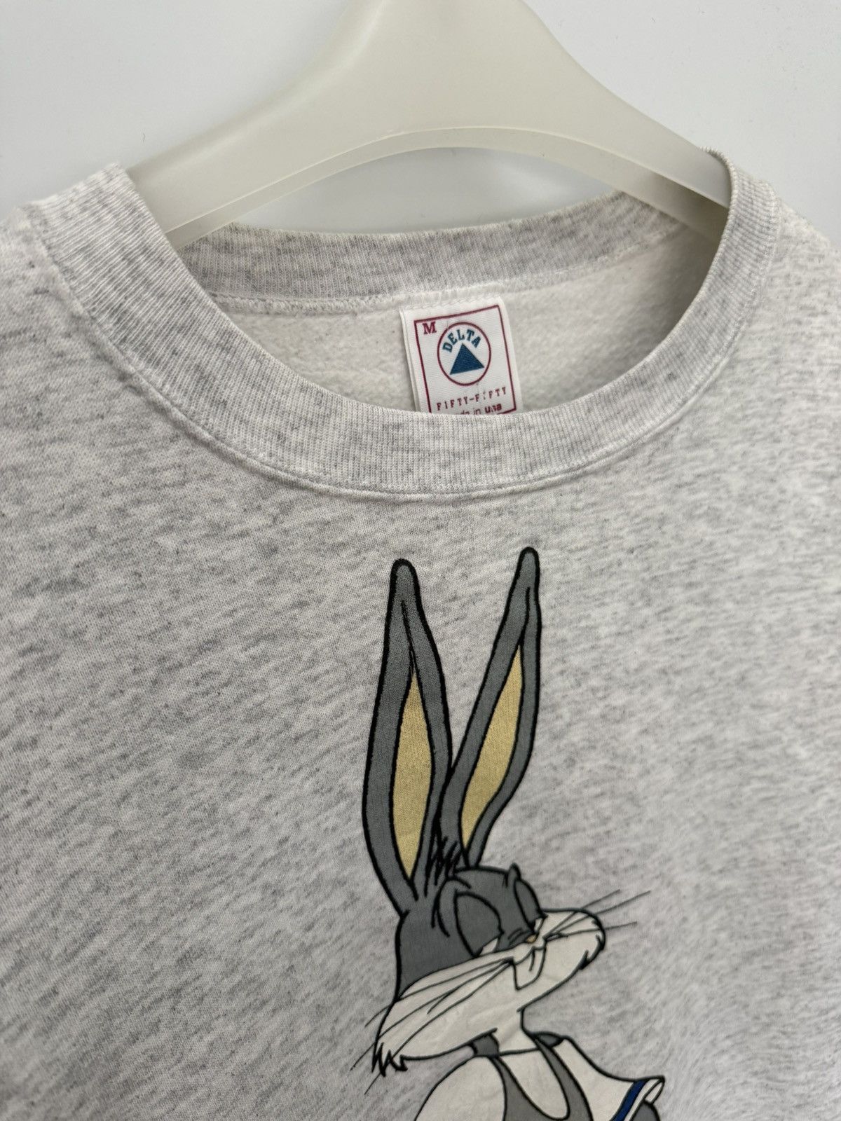 Delta 🏀 Vtg 1993 Space Jam Bugs Bunny On Court Sweatshirt - M Size US M / EU 48-50 / 2 - 6 Thumbnail