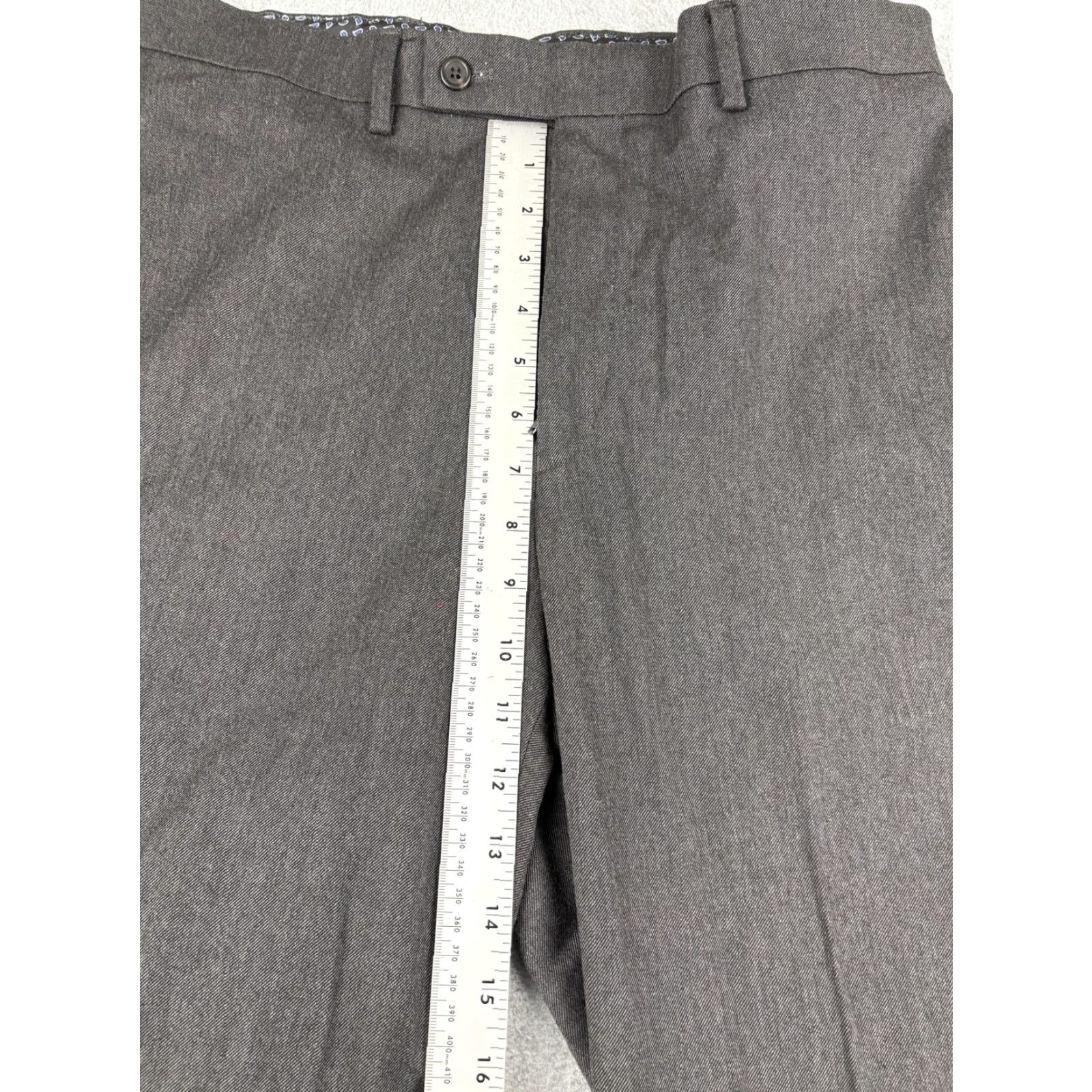 Ralph Lauren Lauren Ralph Lauren Mens Pants 32x30 Gray Dress Slacks Classic Trouser Stretch Size US 32 / EU 48 - 3 Thumbnail