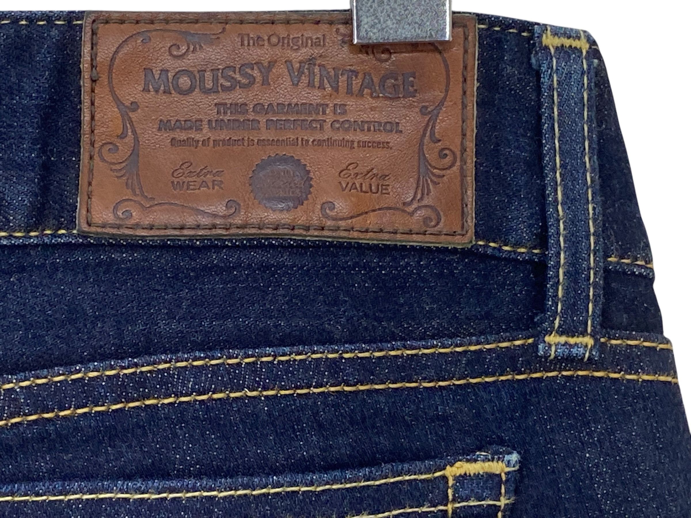 Japanese Brand × MOUSSY Moussy Japan Low Rise Loose Wide Leg Jeans Size 26" / US 2 / IT 38 - 7 Thumbnail