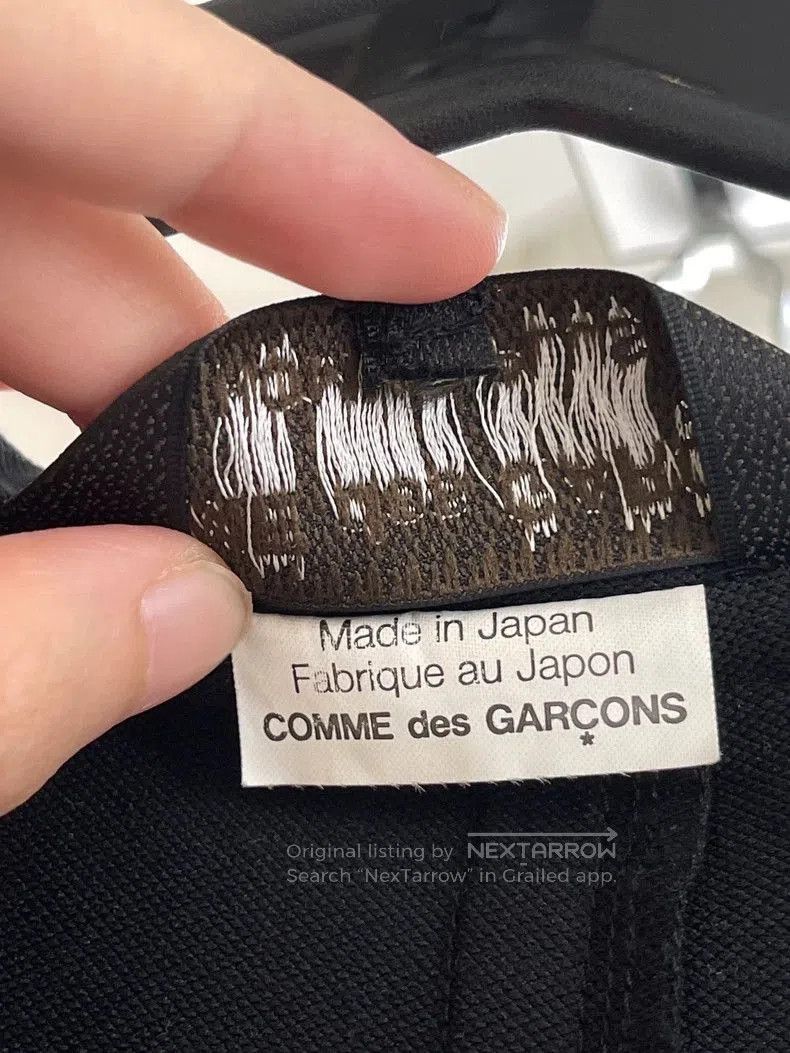 Comme des Garcons CDG Homme Plus Graffiti Rivet Trench Coat. Size US XS / EU 42 / 0 - 6 Thumbnail