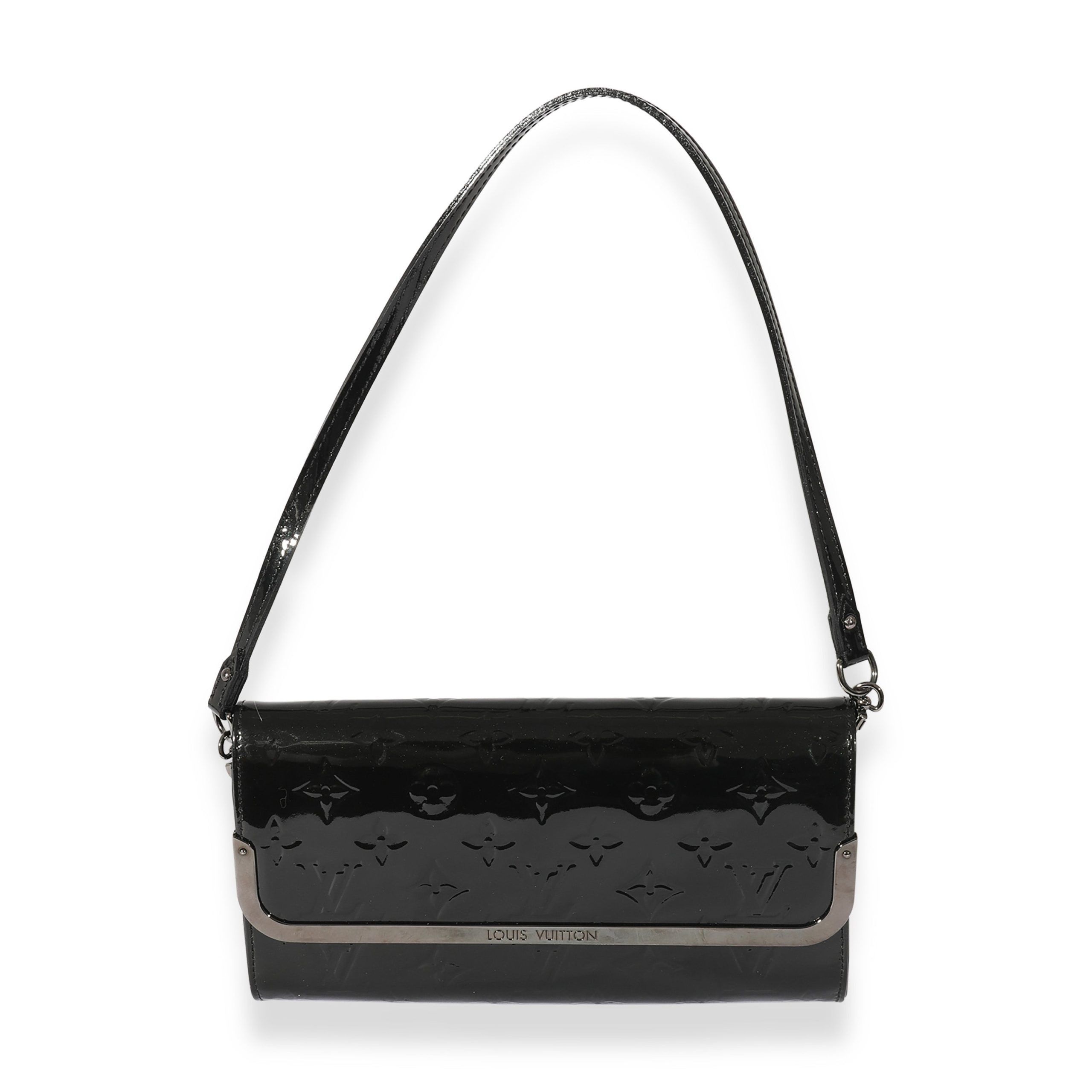 Image of Louis Vuitton Black Vernis Rossmore Mm, Women's