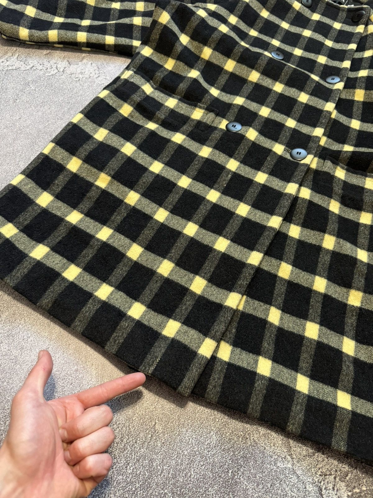 Escada × Vintage Escada by Margaretha ley vintage flannel coat long jacket Size M / US 6-8 / IT 42-44 - 11 Thumbnail