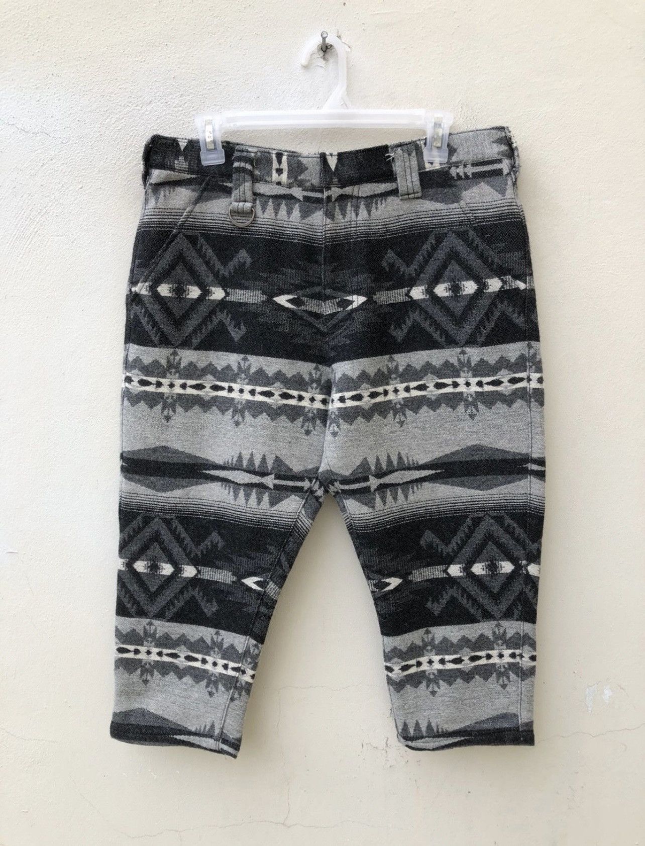 Japanese Brand Rehacer Japan Native Navajo Wool Cropped Pant Size US 30 / EU 46 - 6 Thumbnail