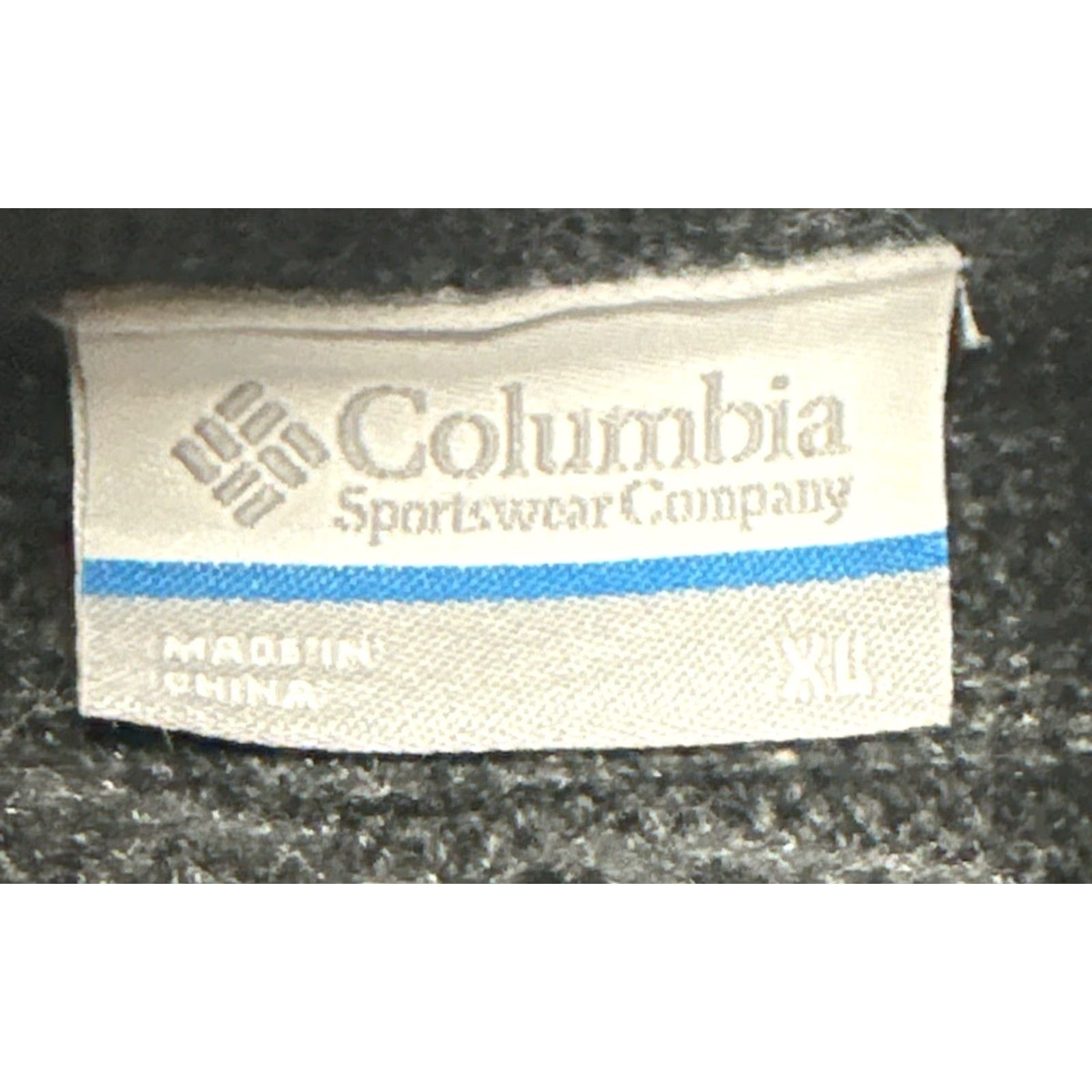 Vintage Columbia Womens XL 1/2 Zip Sweater Charcoal Size XL / US 12-14 / IT 48-50 - 3 Thumbnail