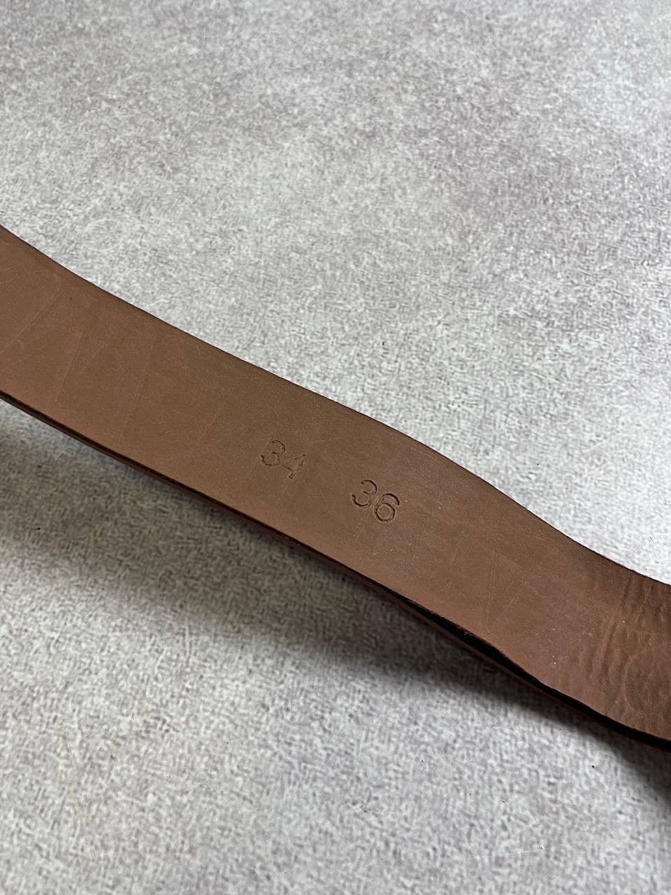 Armani Vintage Armani Jeans Spellout Belt Os Size 36 - 6 Thumbnail