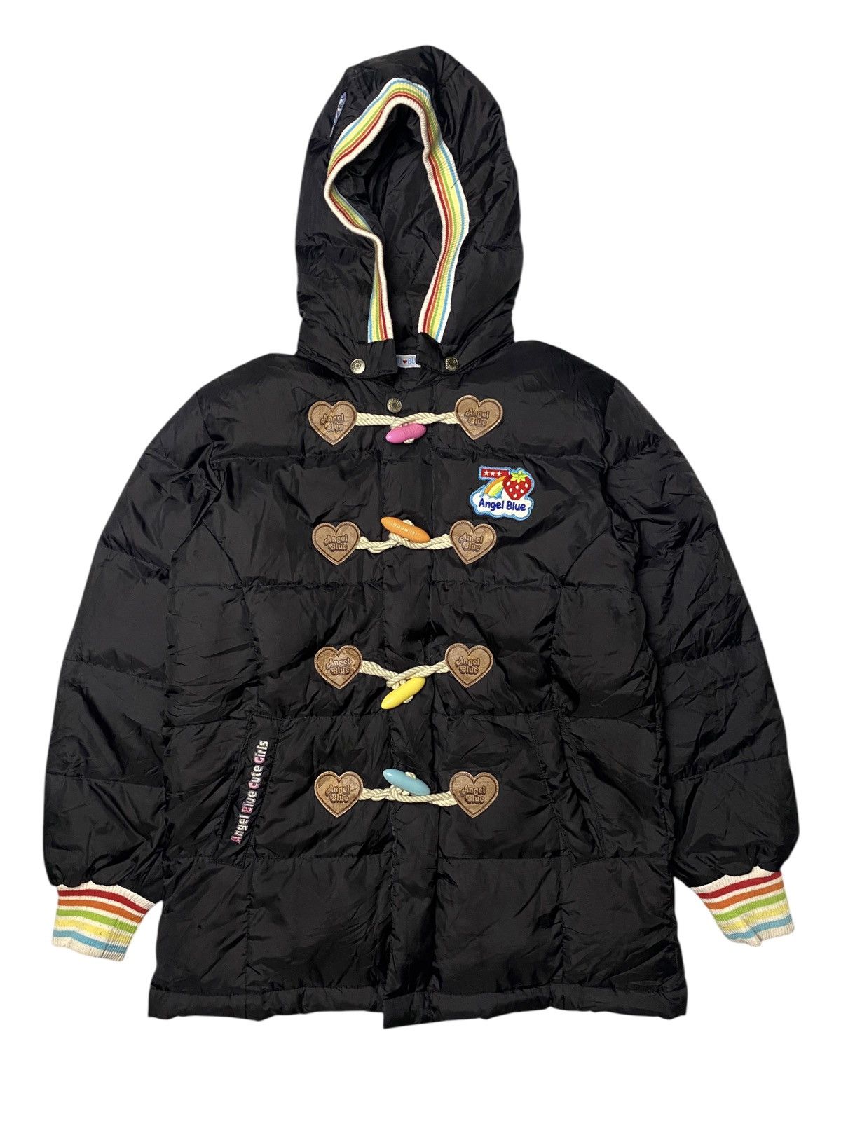 Angel Blue 2000's Angel Blue Rainbow Cute Puffer Jacket Size US M / EU 48-50 / 2 - 1 Thumbnail
