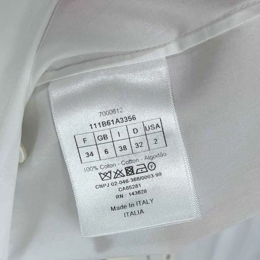 Dior Dior Bee Embroidery Shirt Women's Size 34 Size XS / US 0-2 / IT 36-38 - 4 Thumbnail