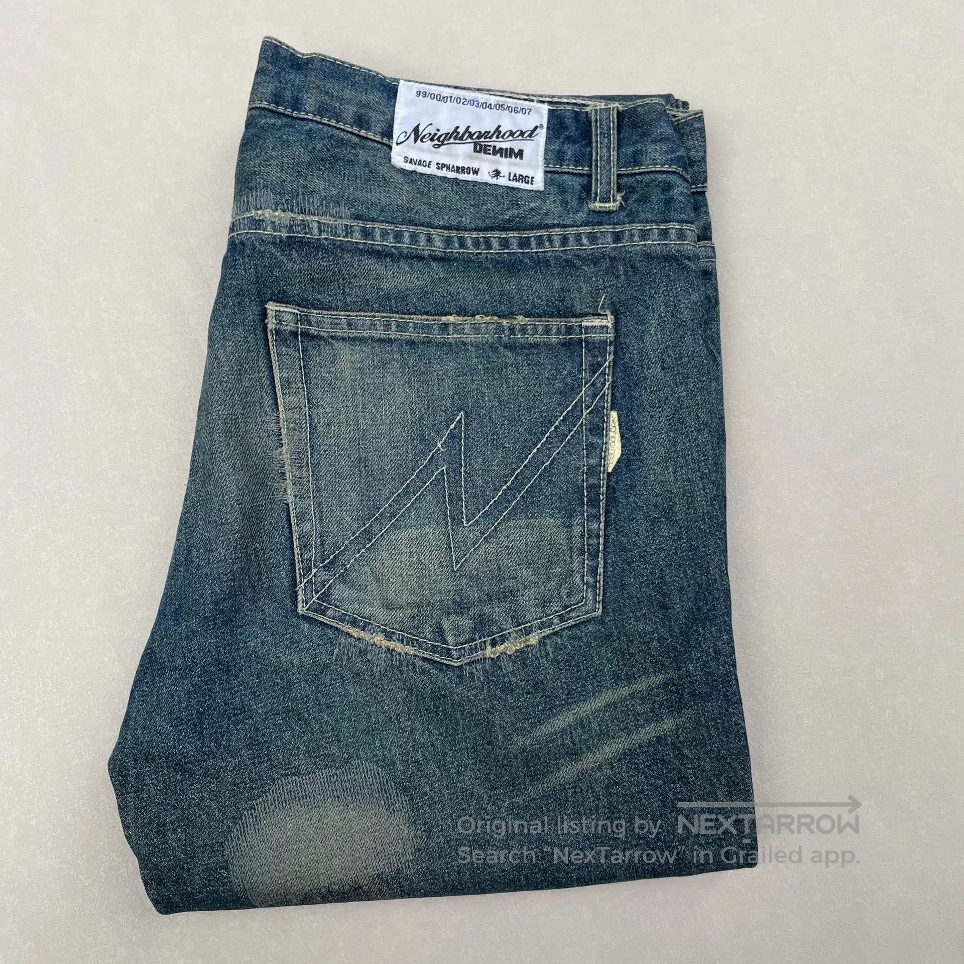 Neighborhood Neighborhood 02 Savage Washed Narrow Jeans. Size US 26 / EU 42 - 8 Thumbnail